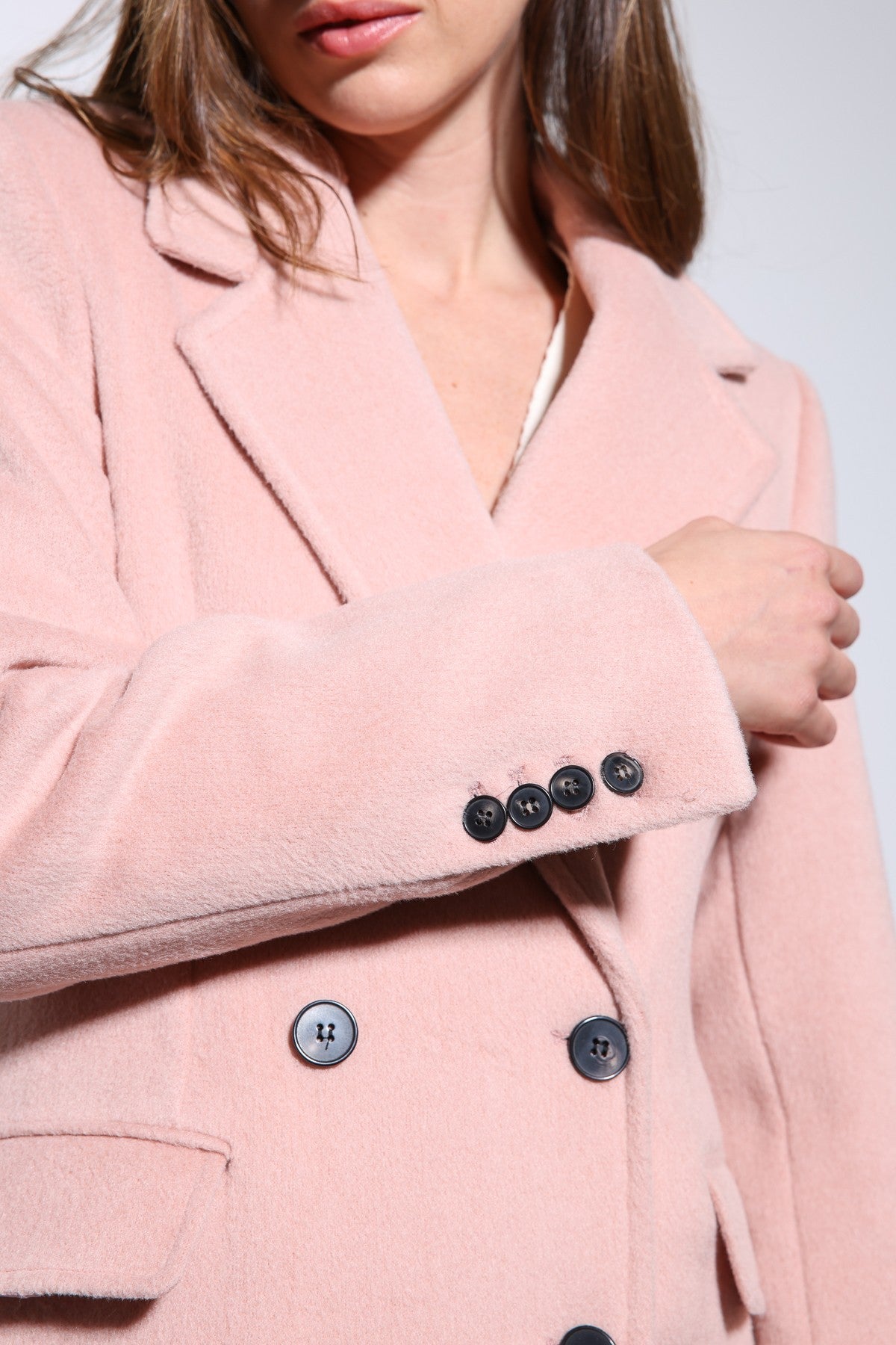 Antioch Women's Wool-Blend Double-Breasted Coat