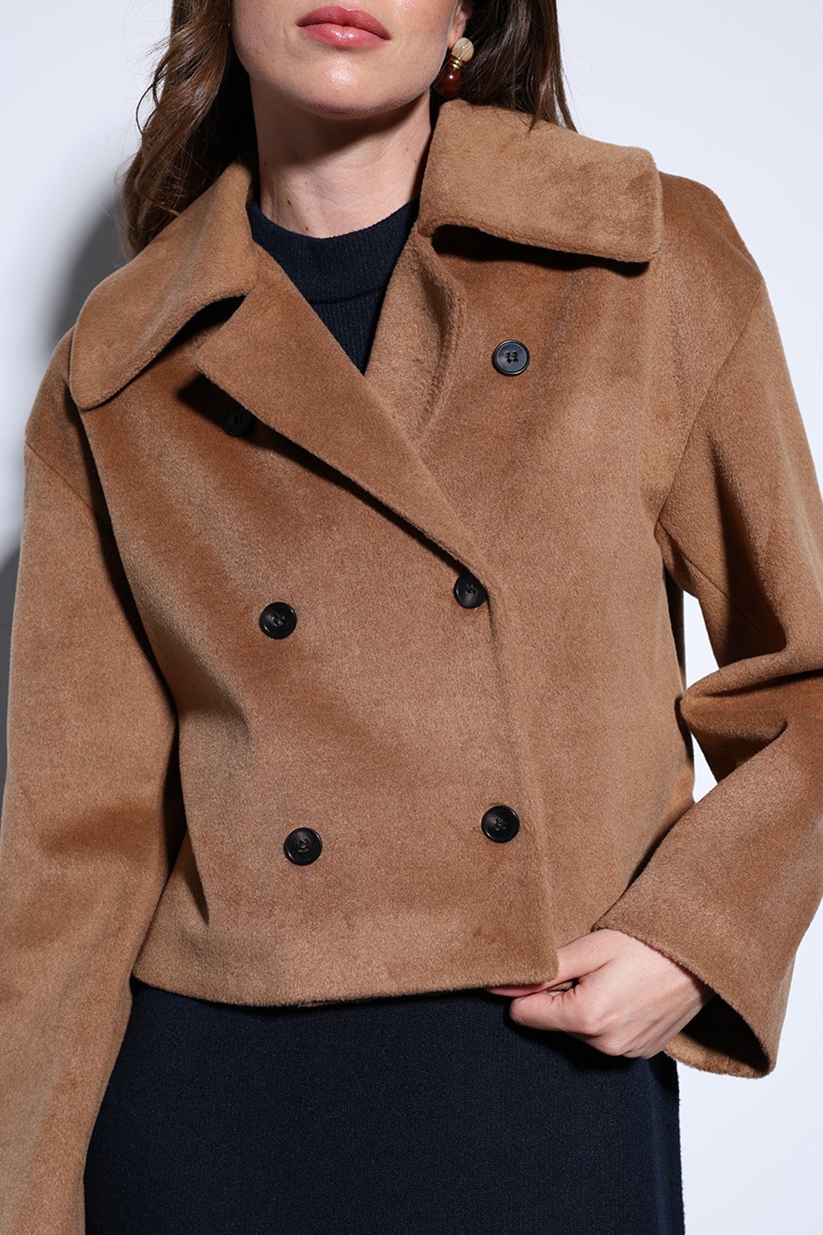 Antioch Women's Short Cross-Over Coat