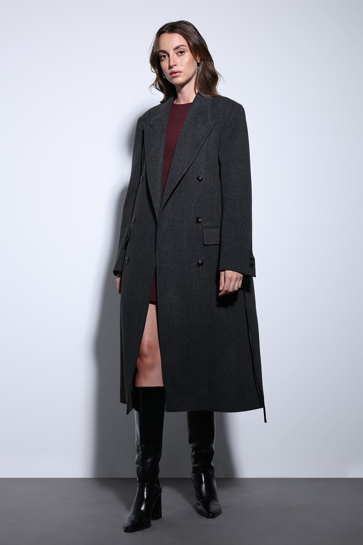Antioch Arched Double-Breasted Women's Coat