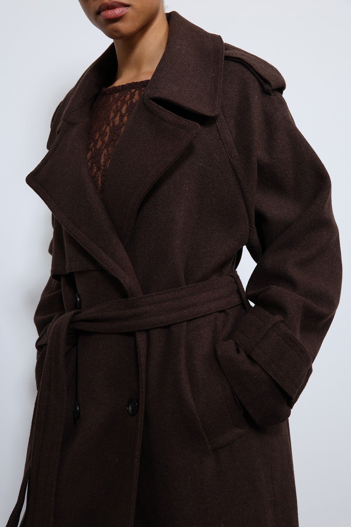 Antioch Oversized Belted Coat
