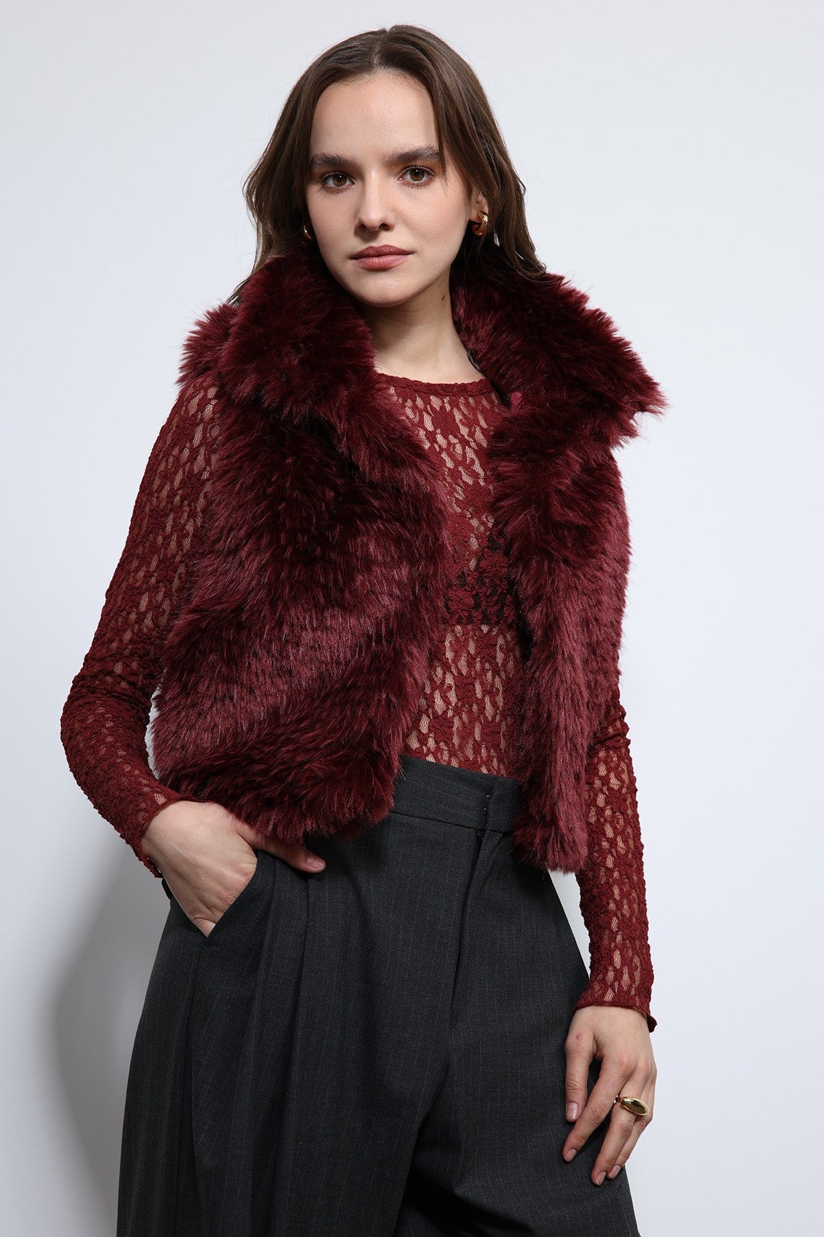 Antioch Plush-Look Vest