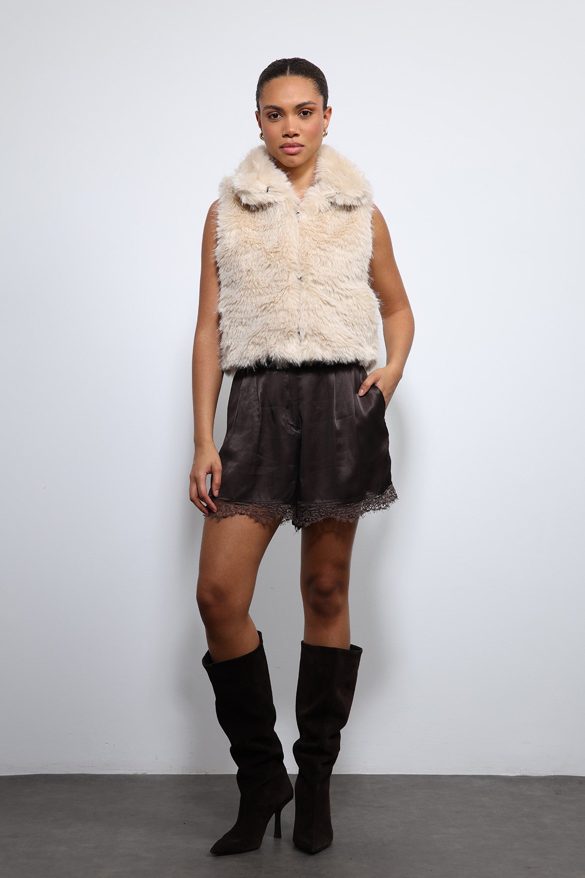 Antioch Plush-Look Vest