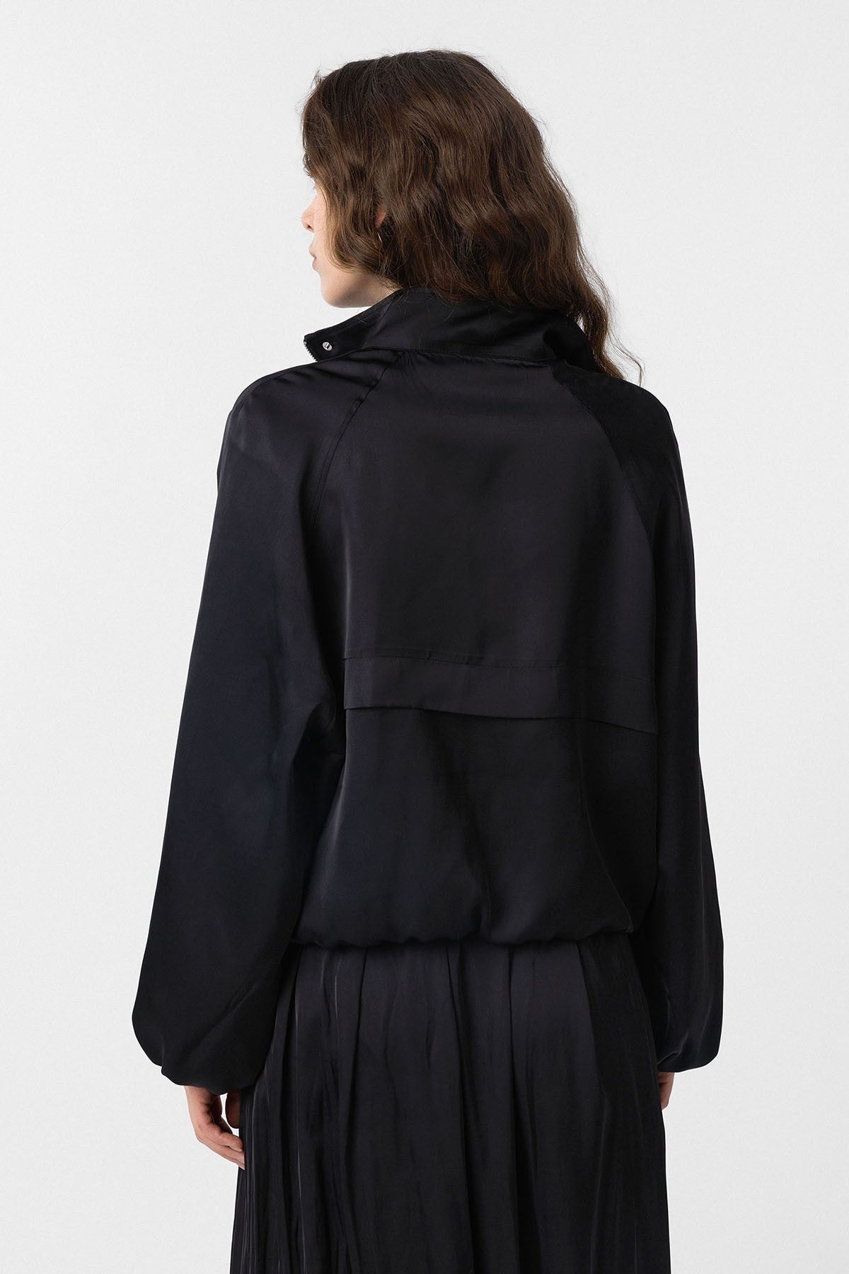 Antioch Stand-Up Collar Slim-Fit Women's Bomber Jacket