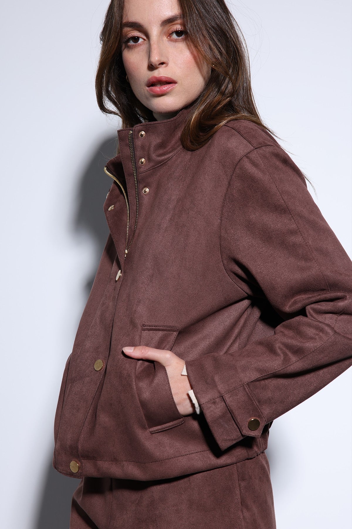 Antioch Suede Bomber Jacket