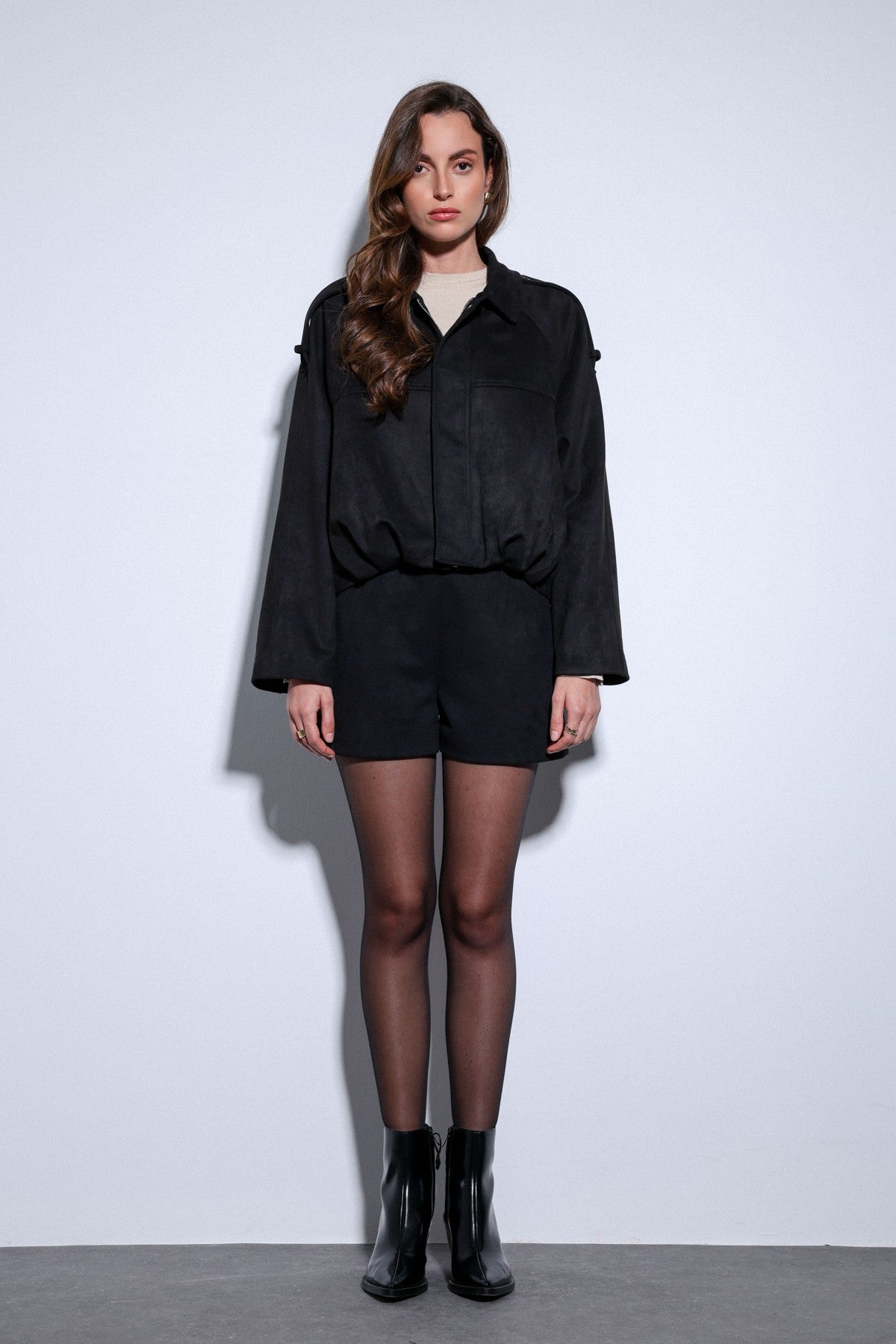 Antioch Suede-Look Women's Bomber Jacket