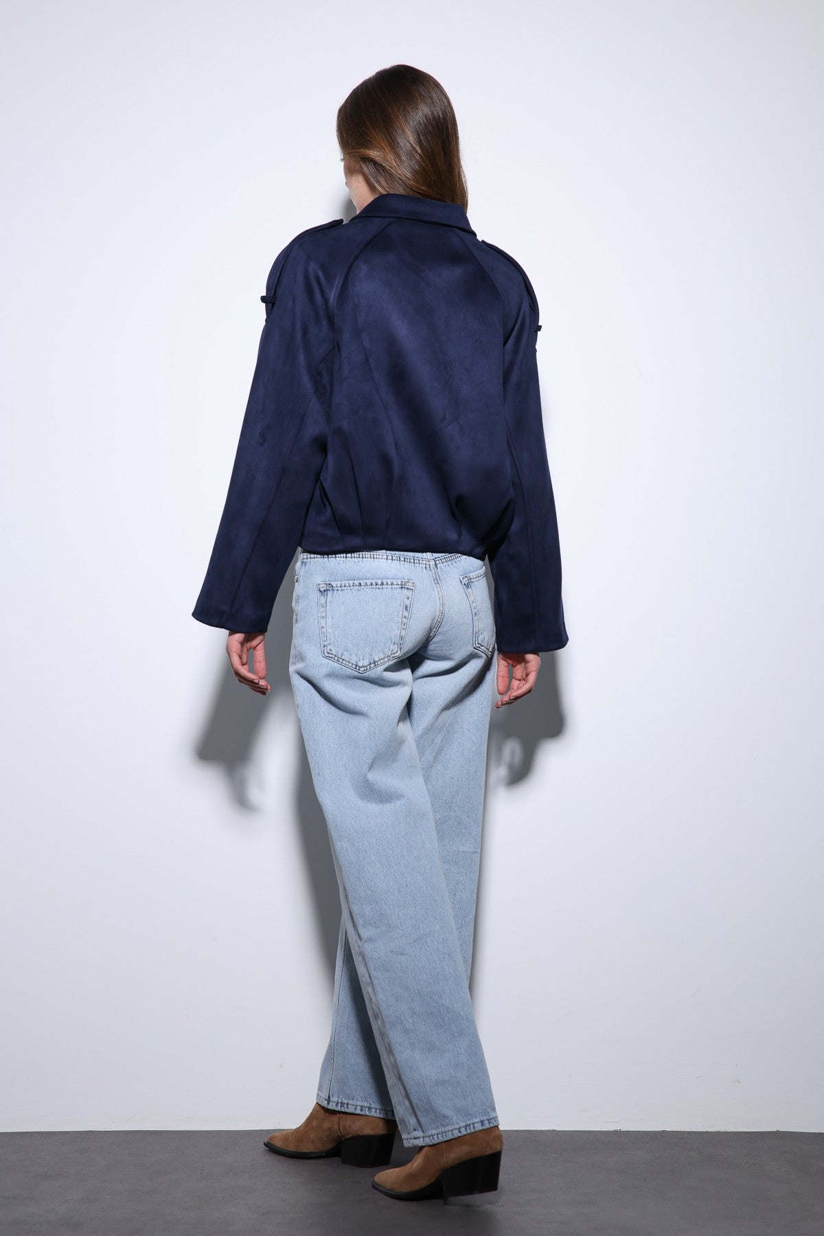Antioch Suede-Look Women's Bomber Jacket