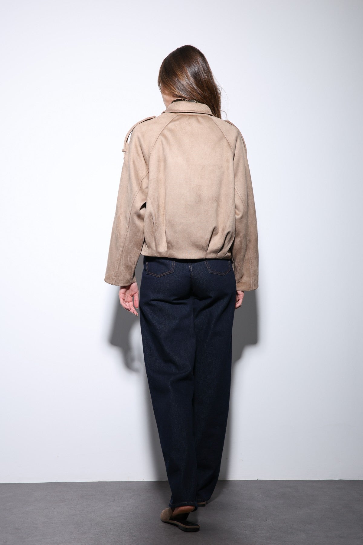 Antioch Suede-Look Women's Bomber Jacket