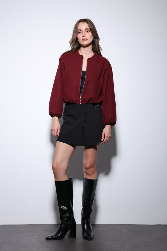 Antioch Women's Elastic-Waist Crop Jacket