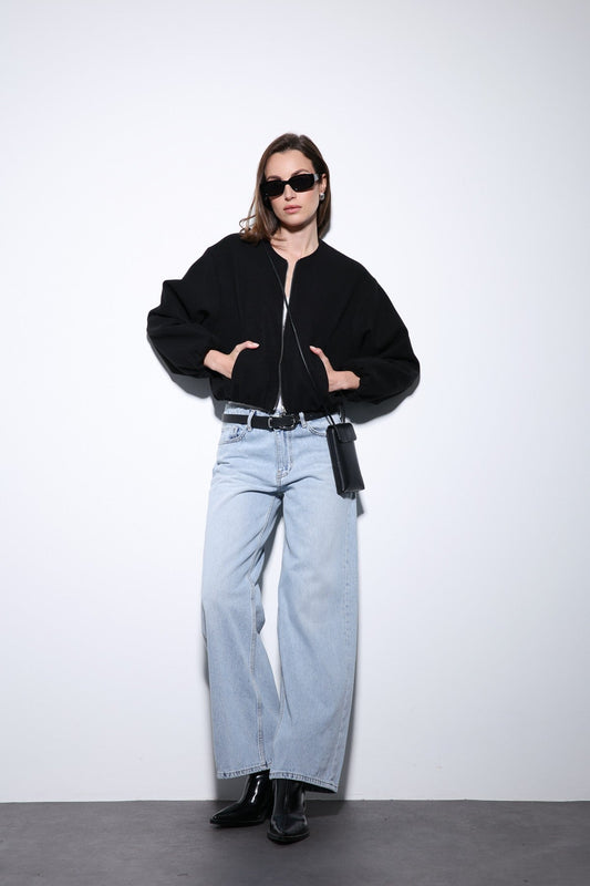 Antioch Women's Elastic-Waist Crop Jacket