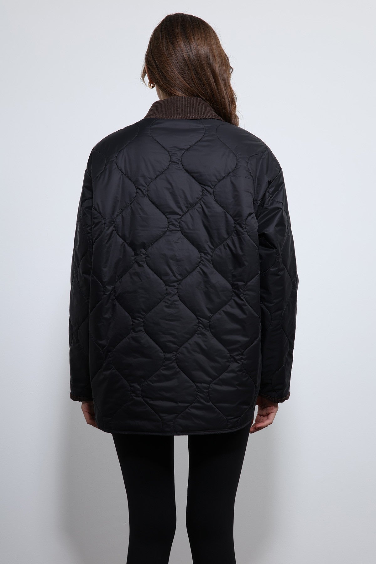 Antioch Contrast Collar Patterned Jacket