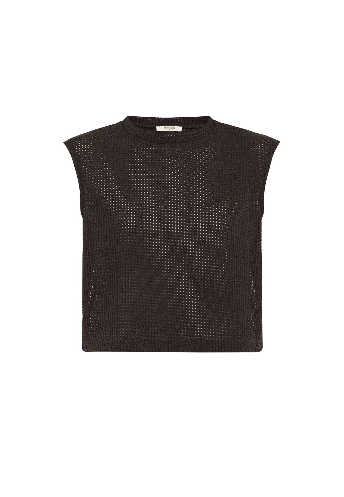 Antioch Lace-Up Knit-Textured Women's Top