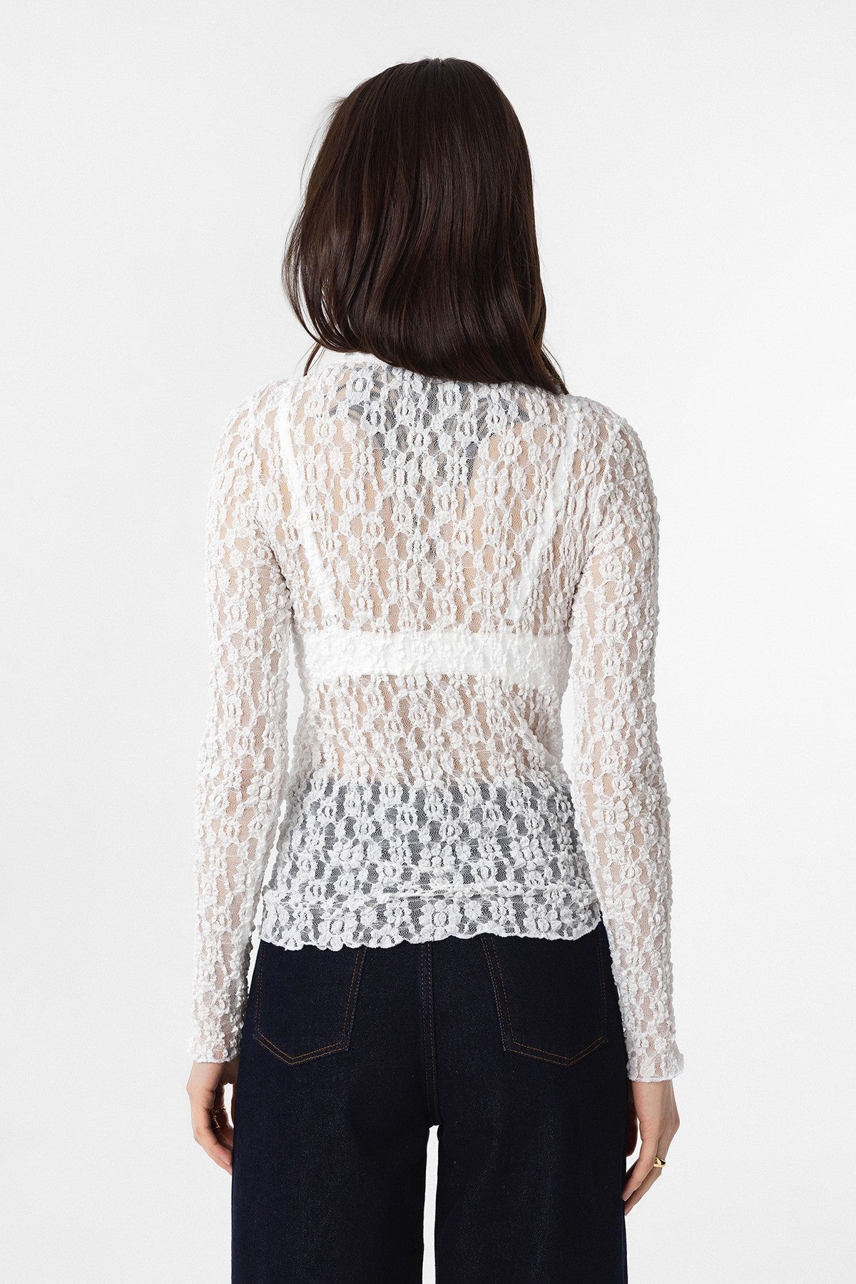 Antioch Lace Sheer Women's Top