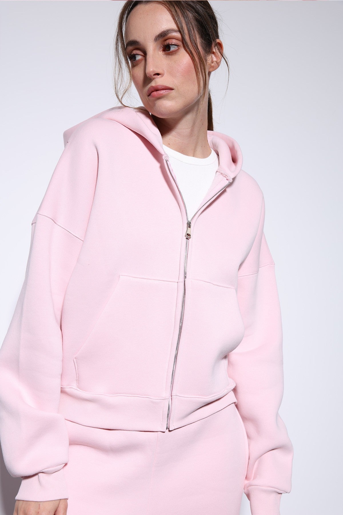 Antioch Women's Zipper-Front Hooded Sweatshirt