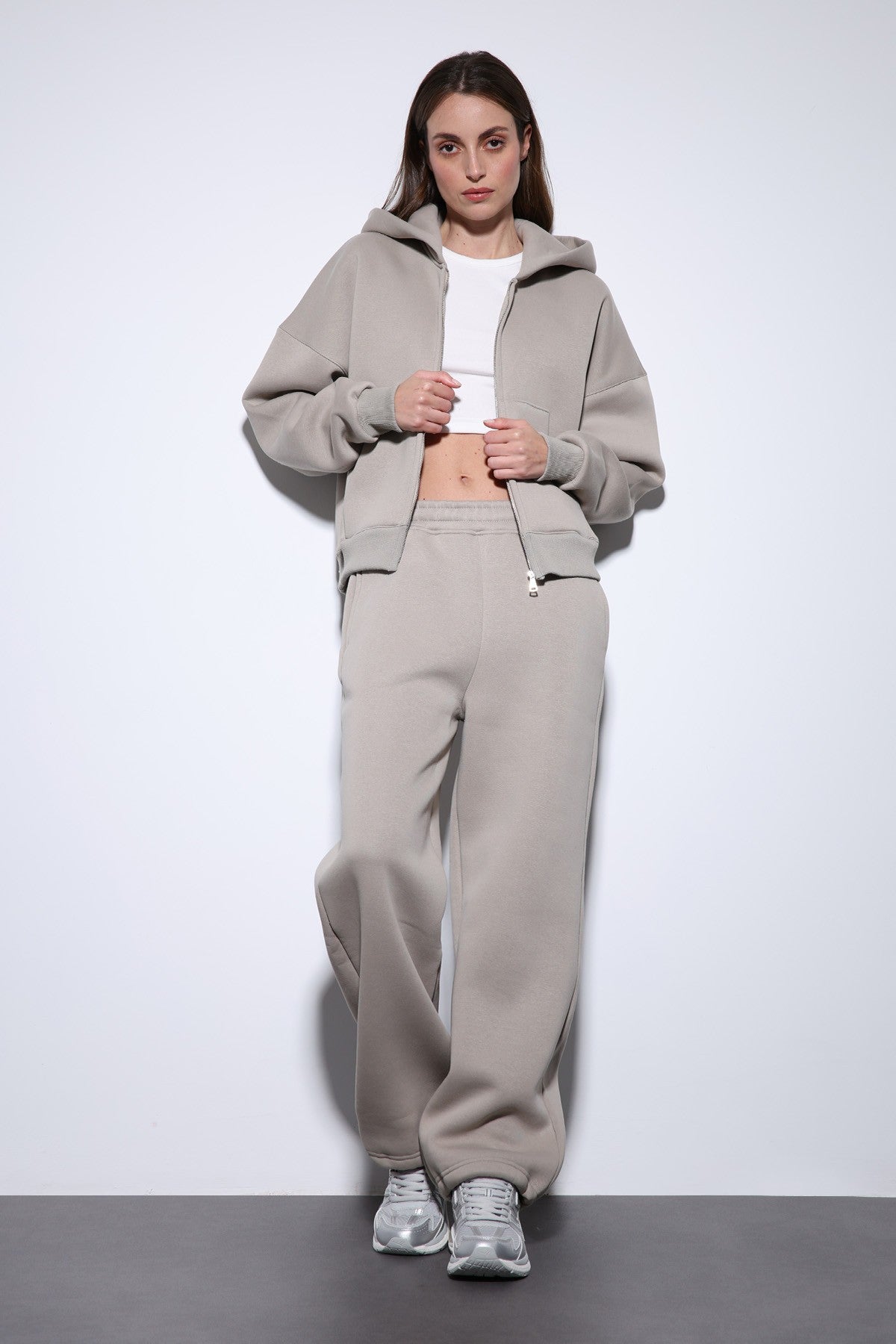 Antioch Women's Zipper-Front Hooded Sweatshirt