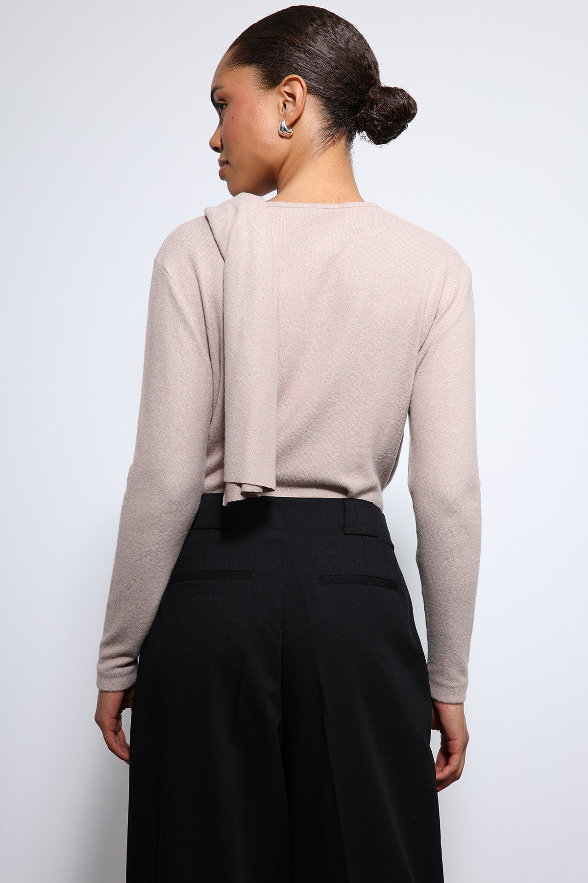 Antioch Draped Shawl with Detailed Top