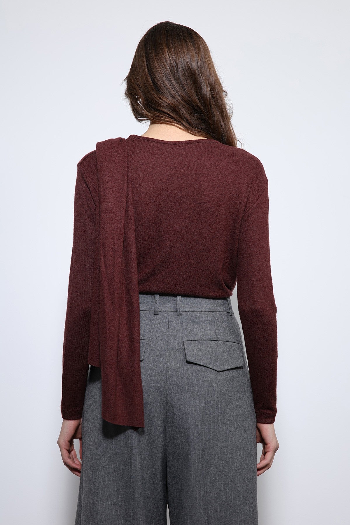 Antioch Draped Shawl with Detailed Top
