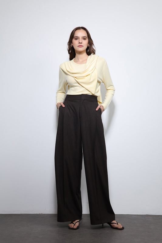 Antioch Draped Shawl with Detailed Top