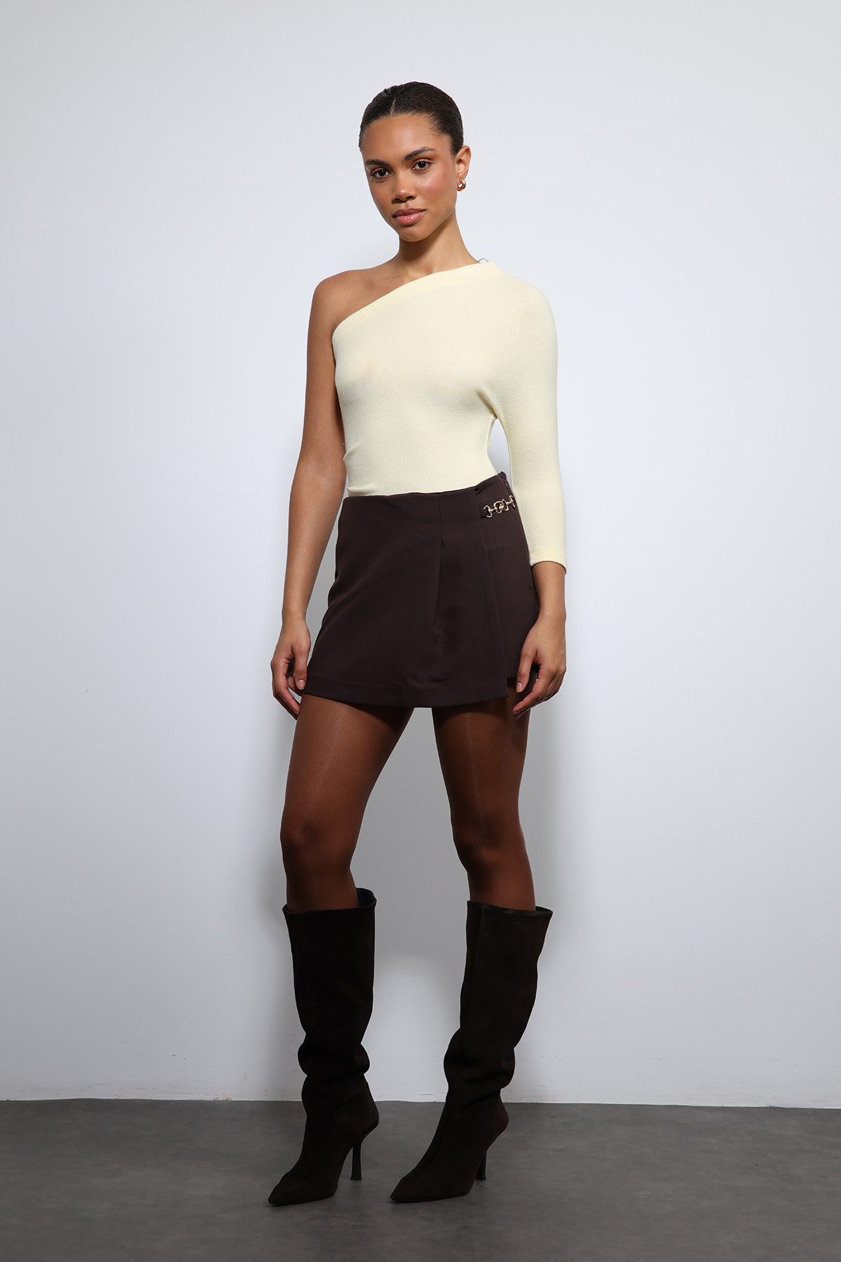 Antioch Asymmetrical Neckline Top