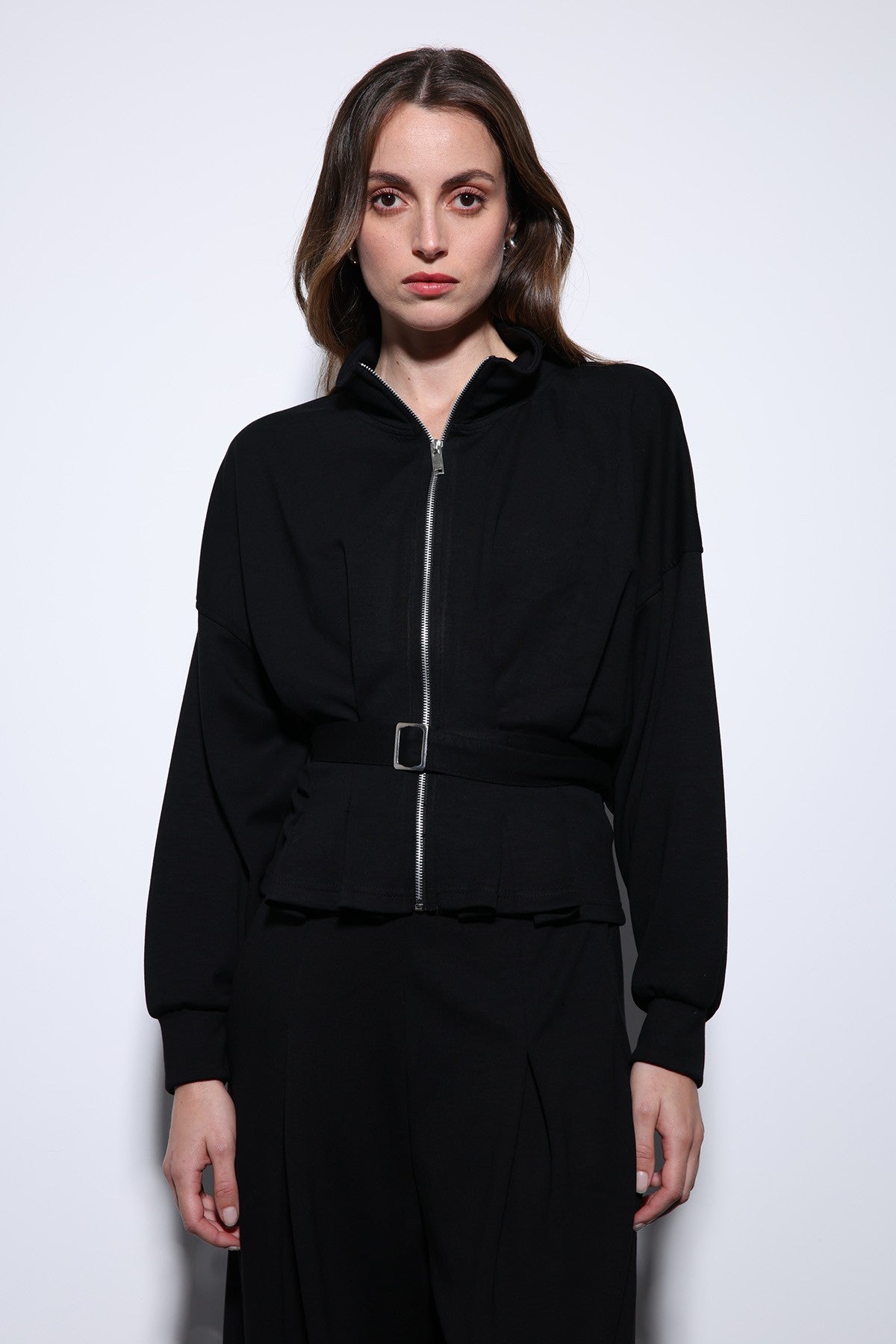 Antioch Belted Wide-Leg Pants Suit