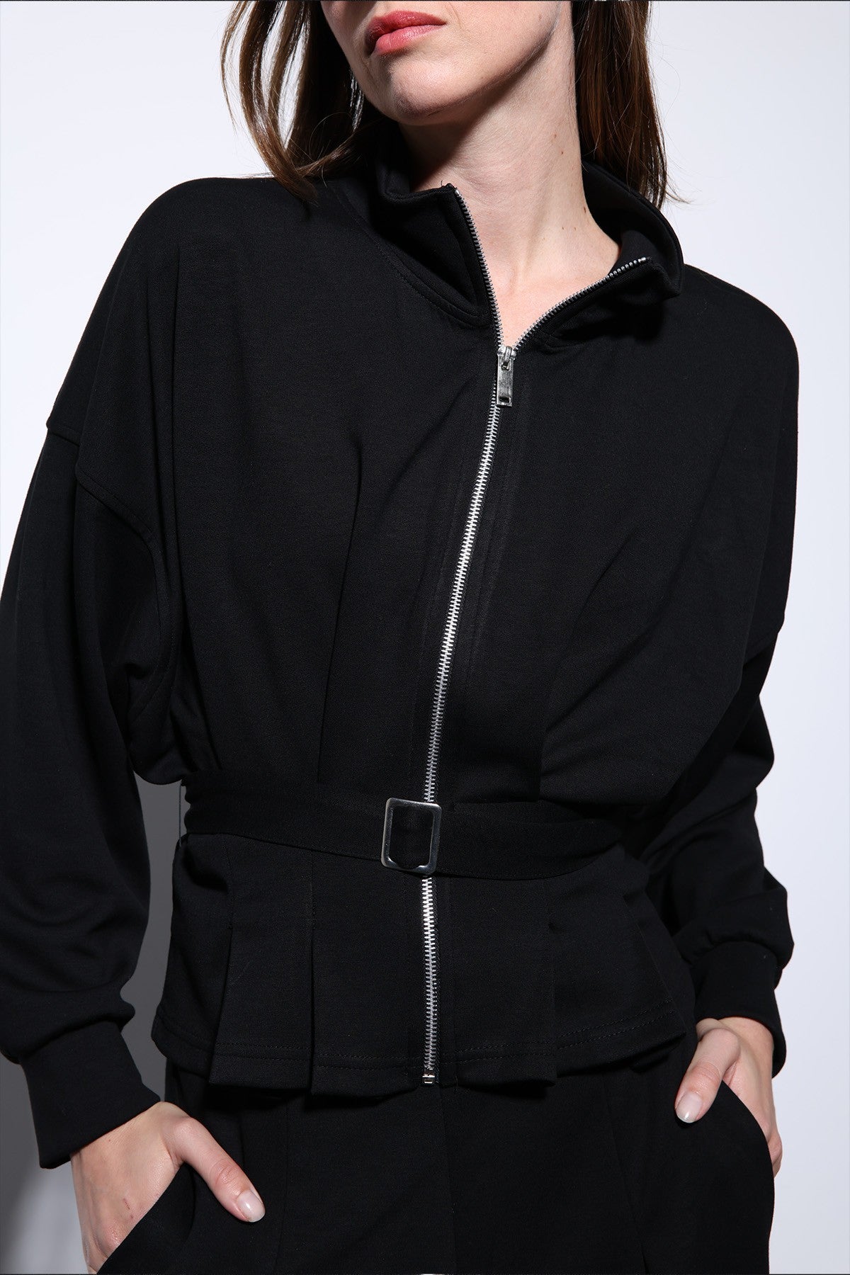 Antioch Belted Wide-Leg Pants Suit