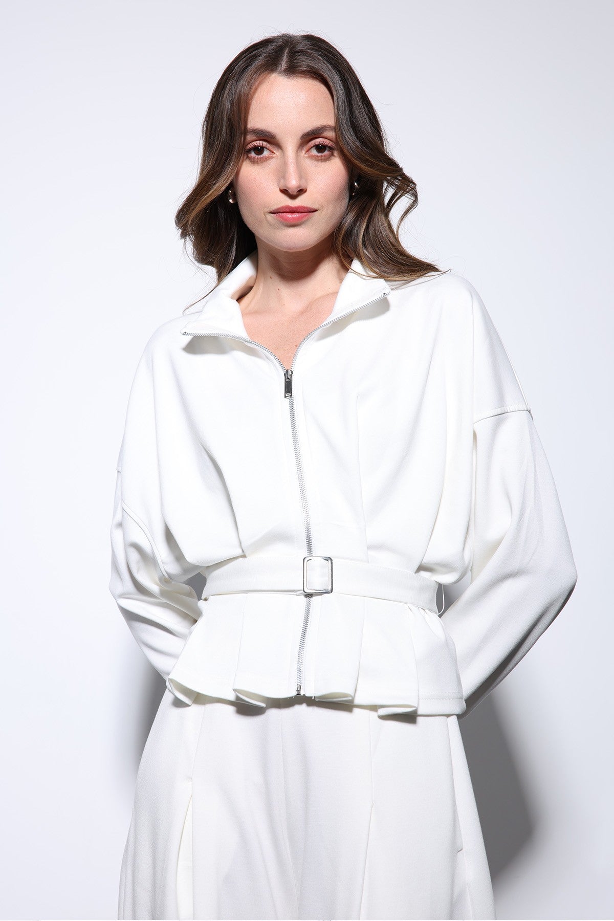 Antioch Belted Wide-Leg Pants Suit