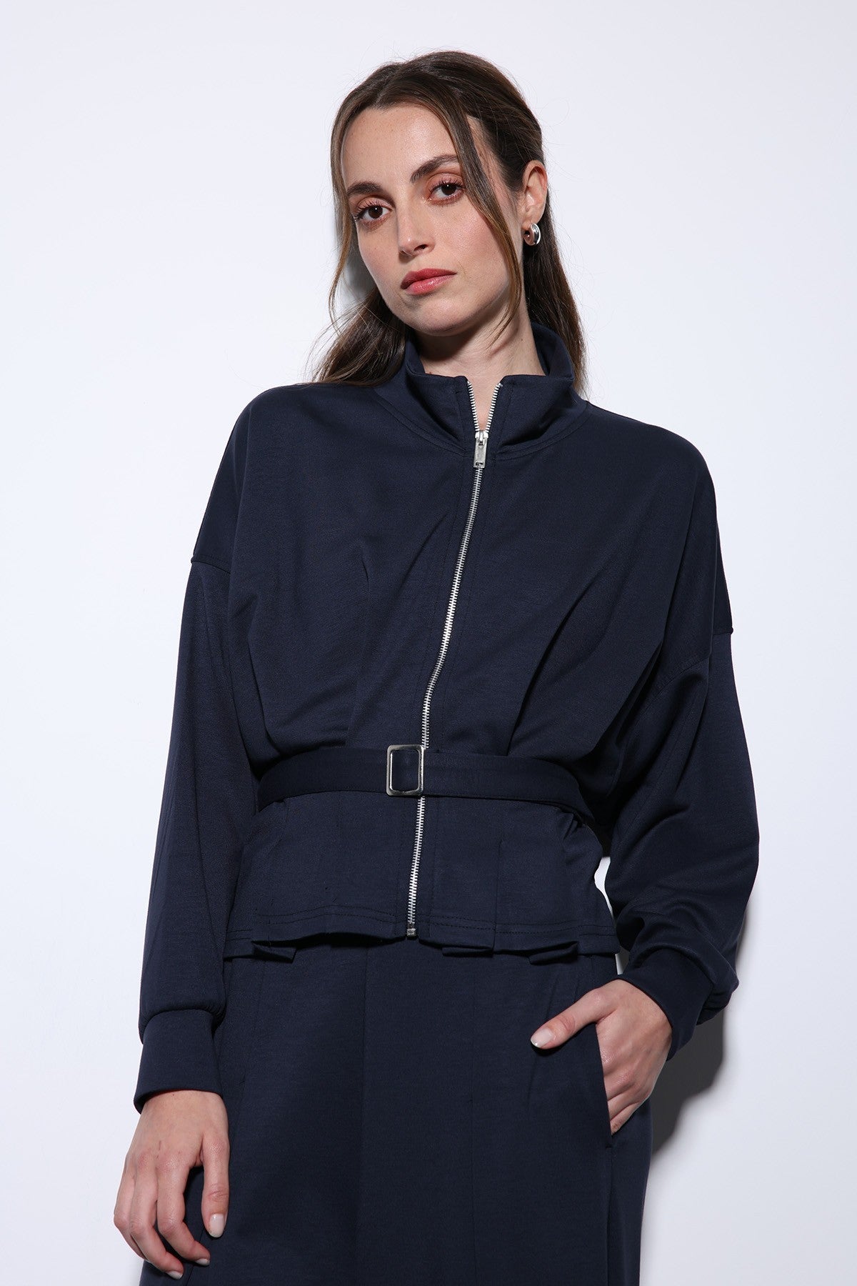 Antioch Belted Wide-Leg Pants Suit