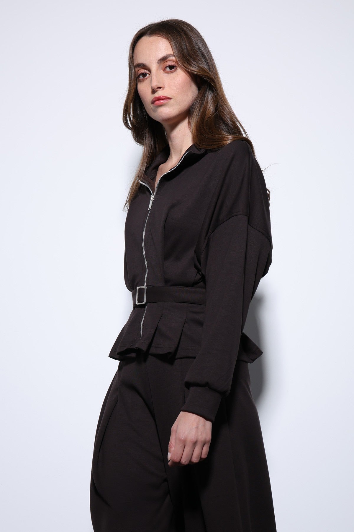 Antioch Belted Wide-Leg Pants Suit
