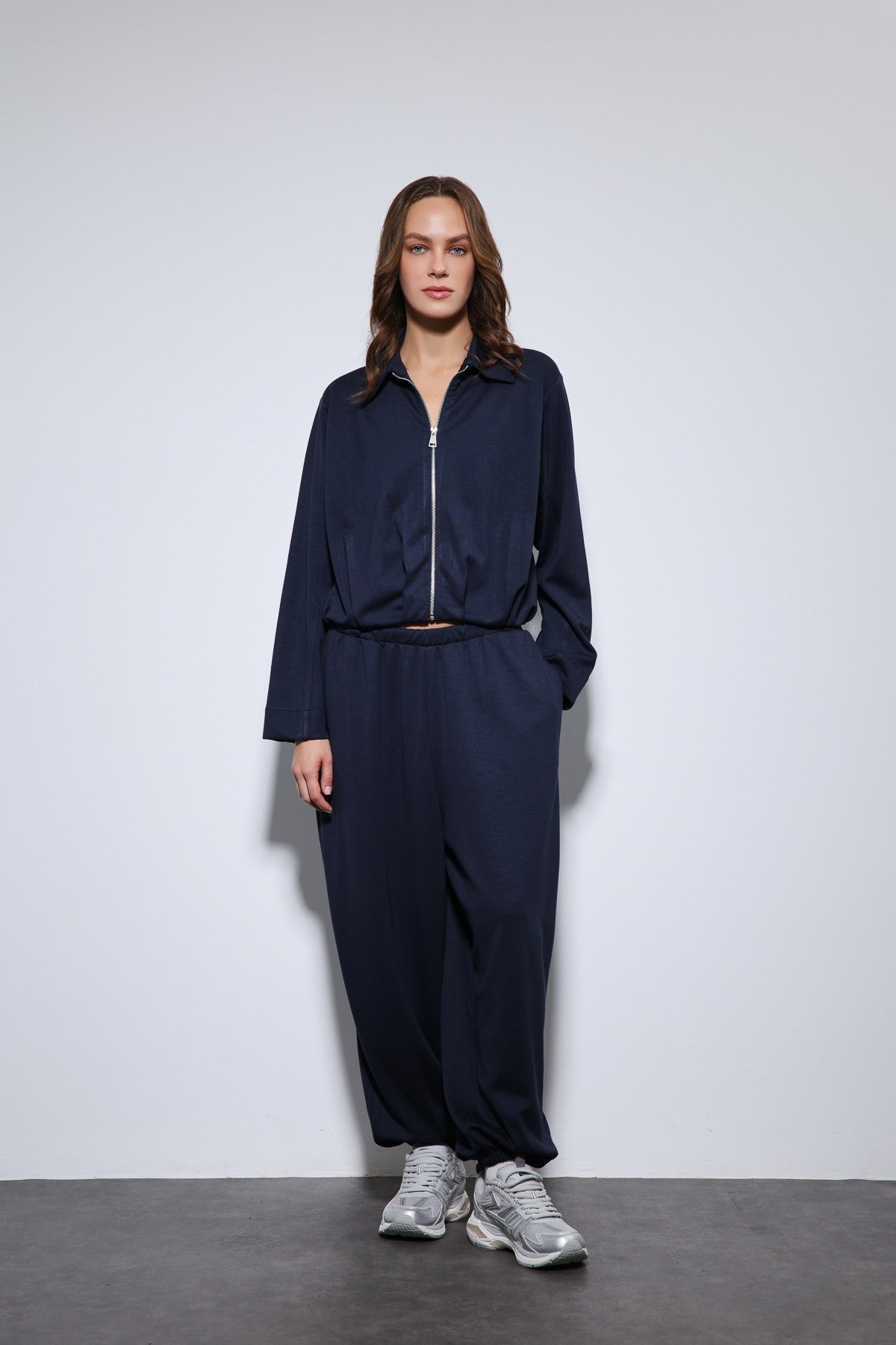 Antioch Oversized Jacket and Elastic-Cuffed Pants Sweatsuit Set