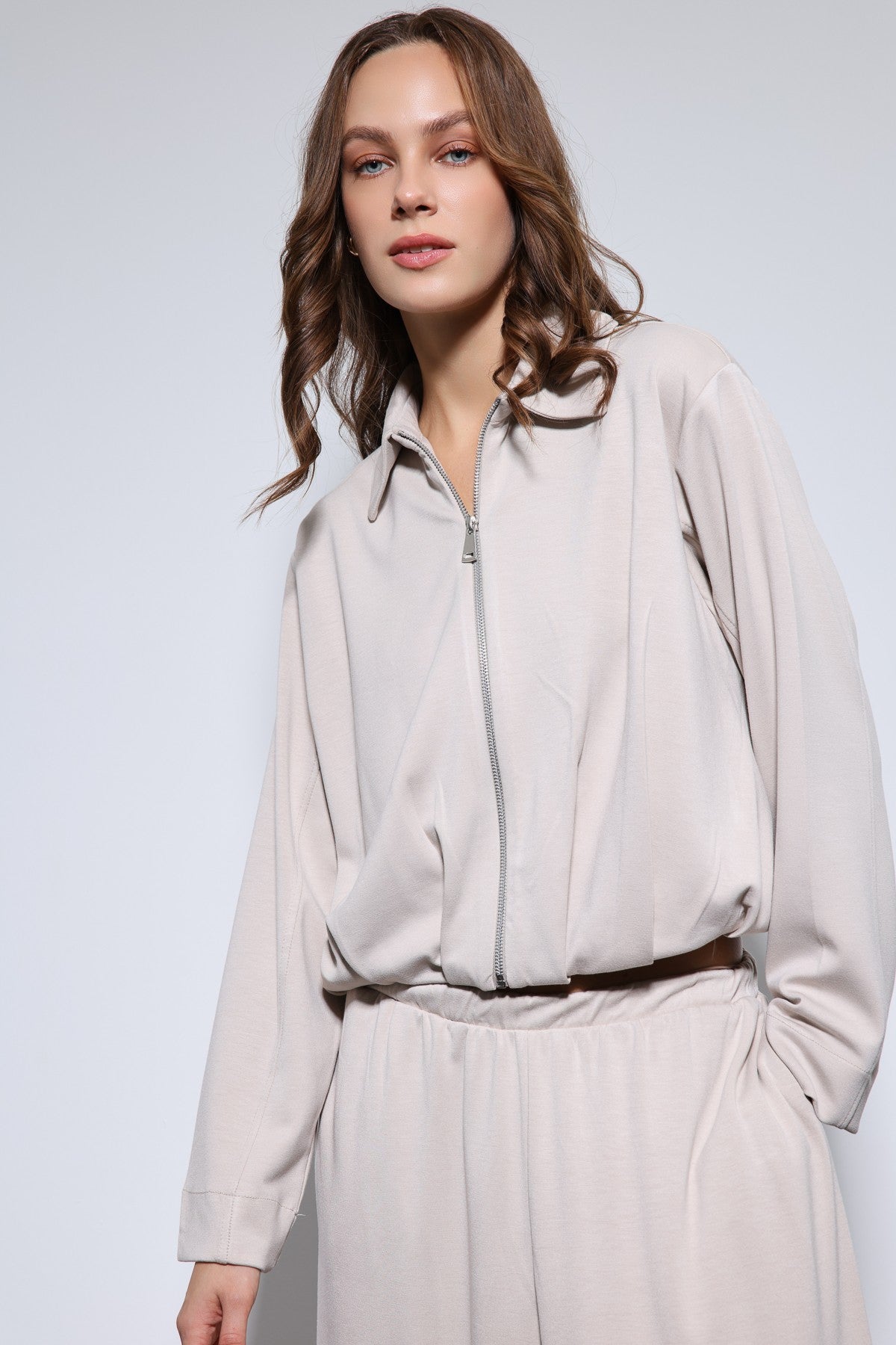 Antioch Oversized Jacket and Elastic-Cuffed Pants Sweatsuit Set