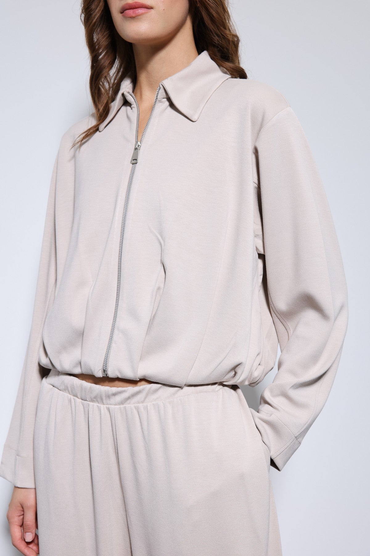 Antioch Oversized Jacket and Elastic-Cuffed Pants Sweatsuit Set