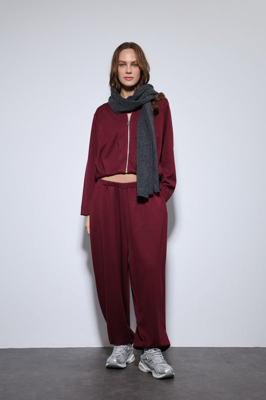 Antioch Oversized Jacket and Elastic-Cuffed Pants Sweatsuit Set