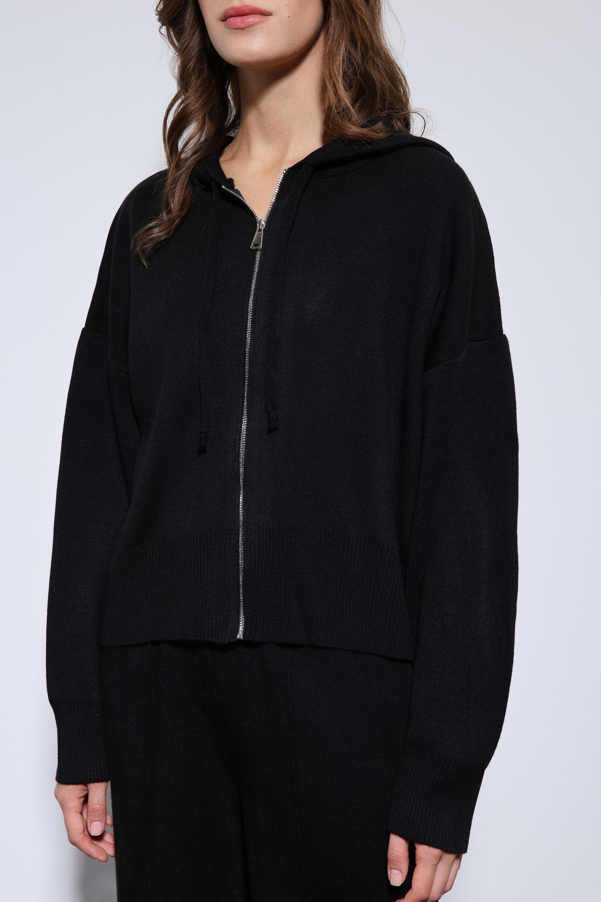 Antioch Hooded Top and Wide-Leg Knit Set