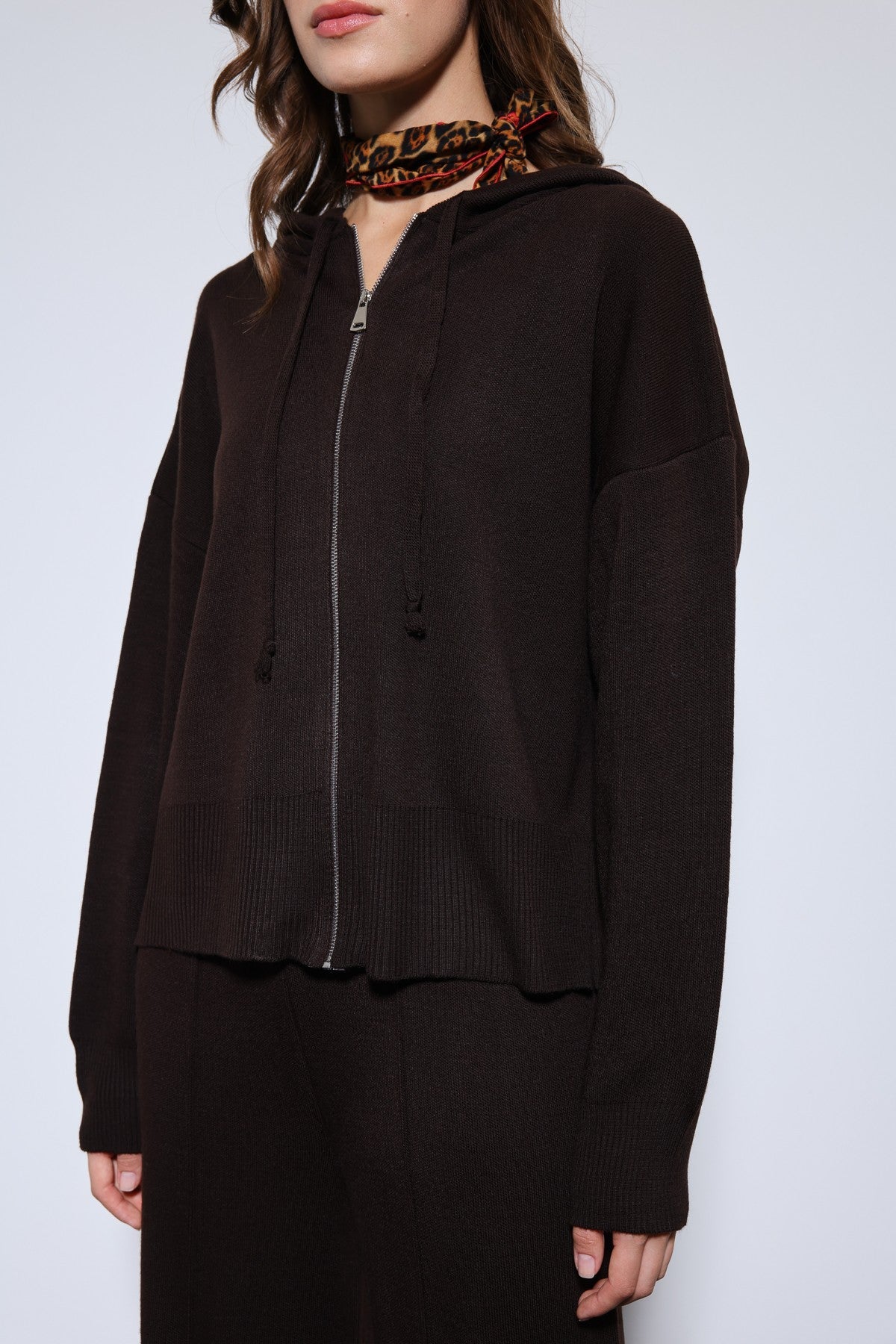Antioch Hooded Top and Wide-Leg Knit Set