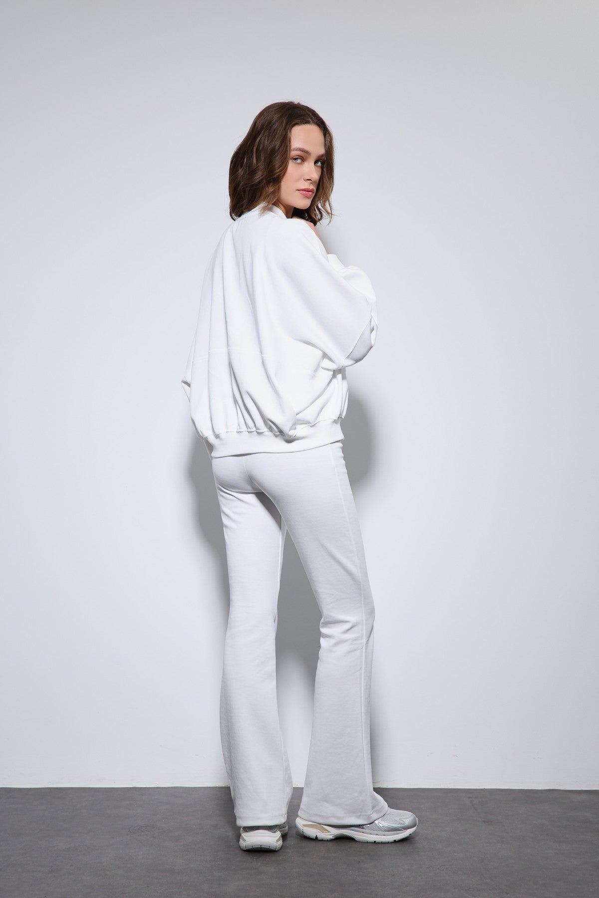 Antioch Bomber Jacket and Flared-Leg Sweatpants Set