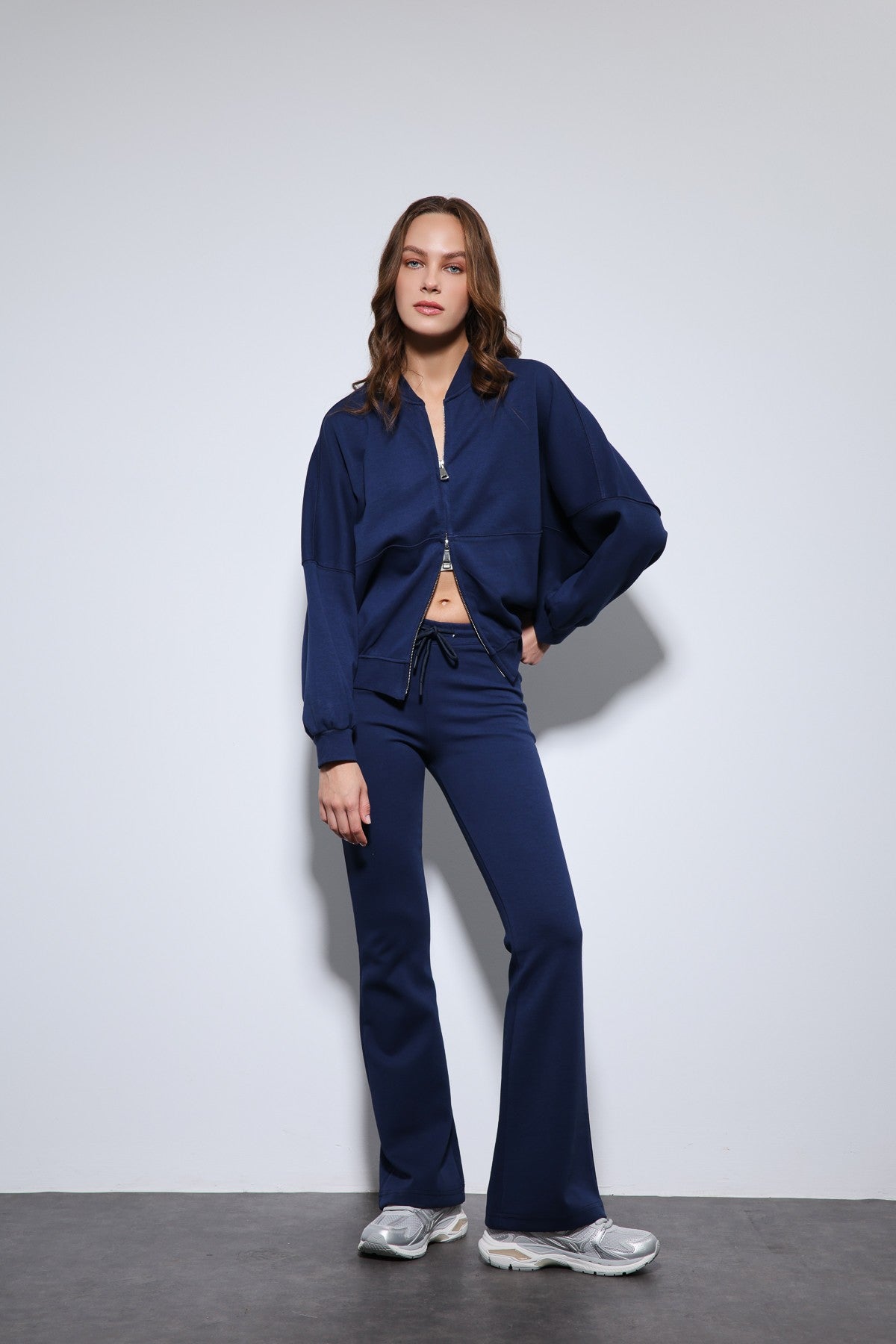 Antioch Bomber Jacket and Flared-Leg Sweatpants Set