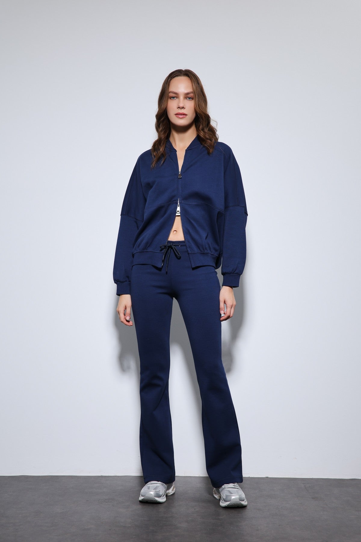 Antioch Bomber Jacket and Flared-Leg Sweatpants Set