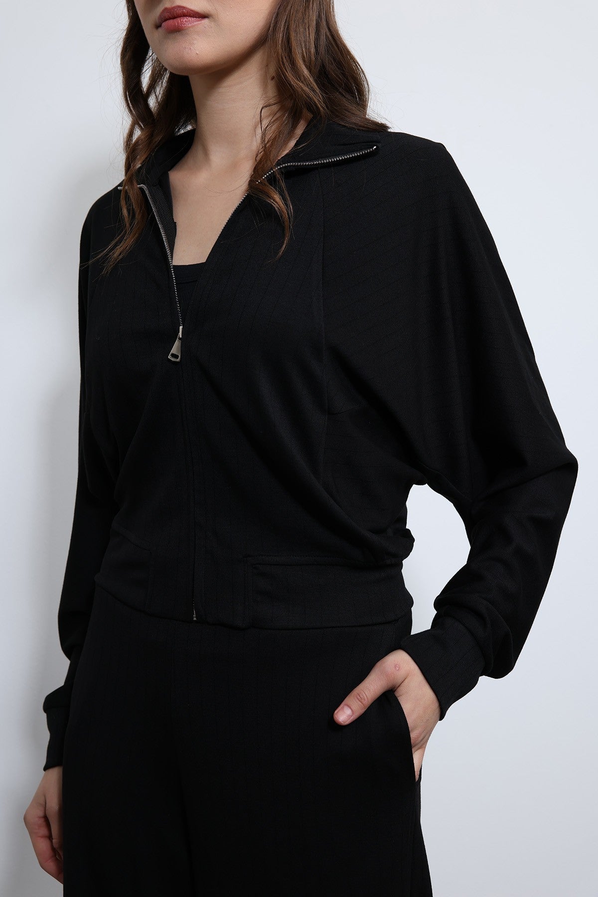 Antioch Wide-Leg Striped Sweatsuit