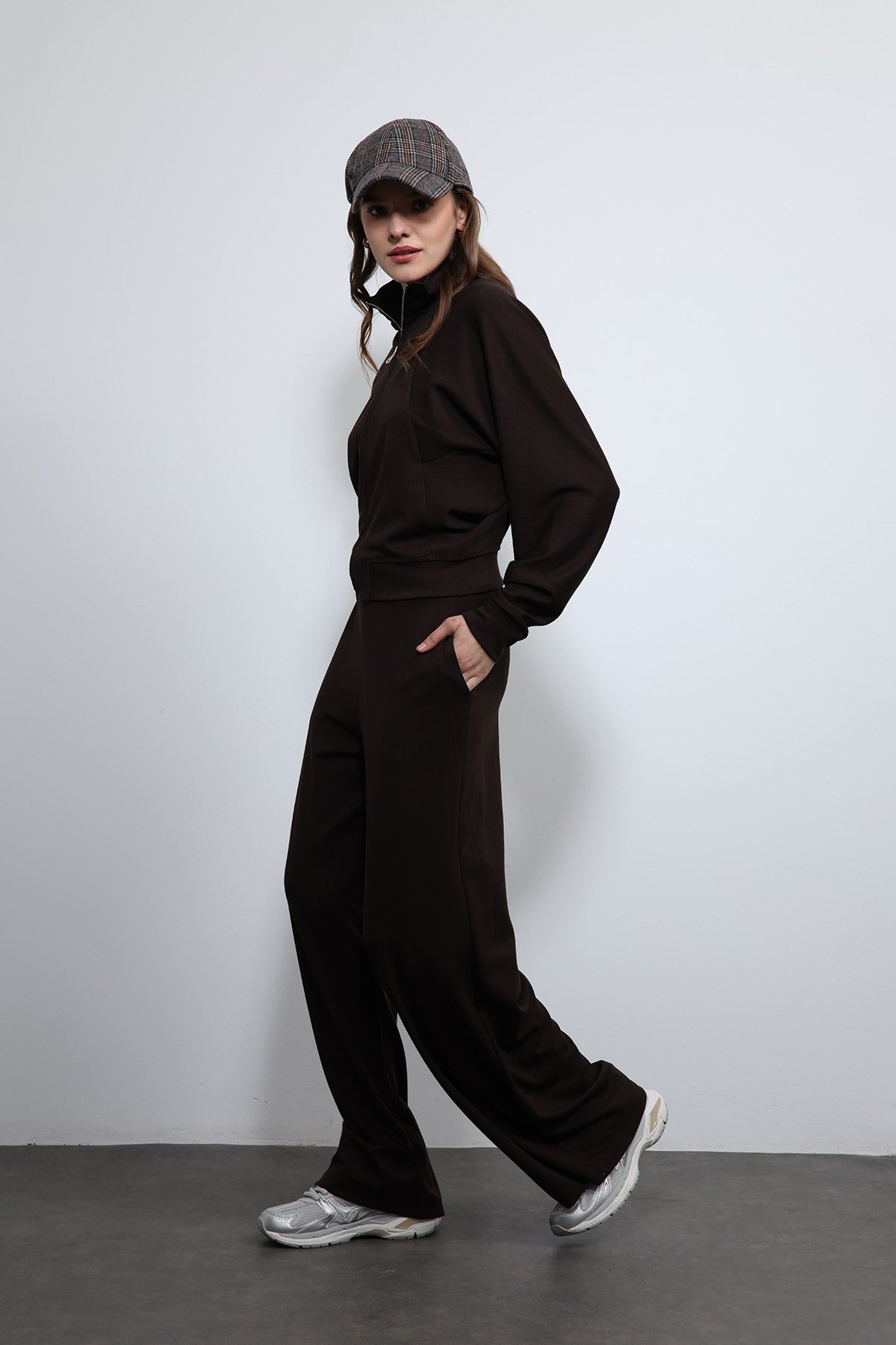 Antioch Wide-Leg Striped Sweatsuit