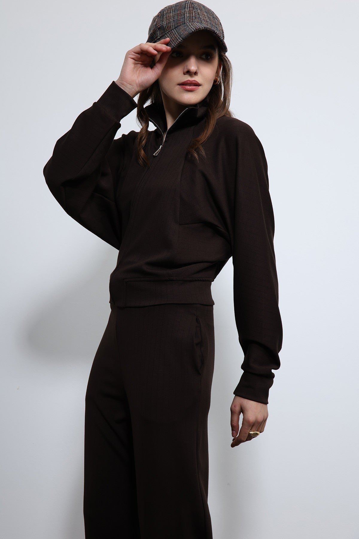 Antioch Wide-Leg Striped Sweatsuit