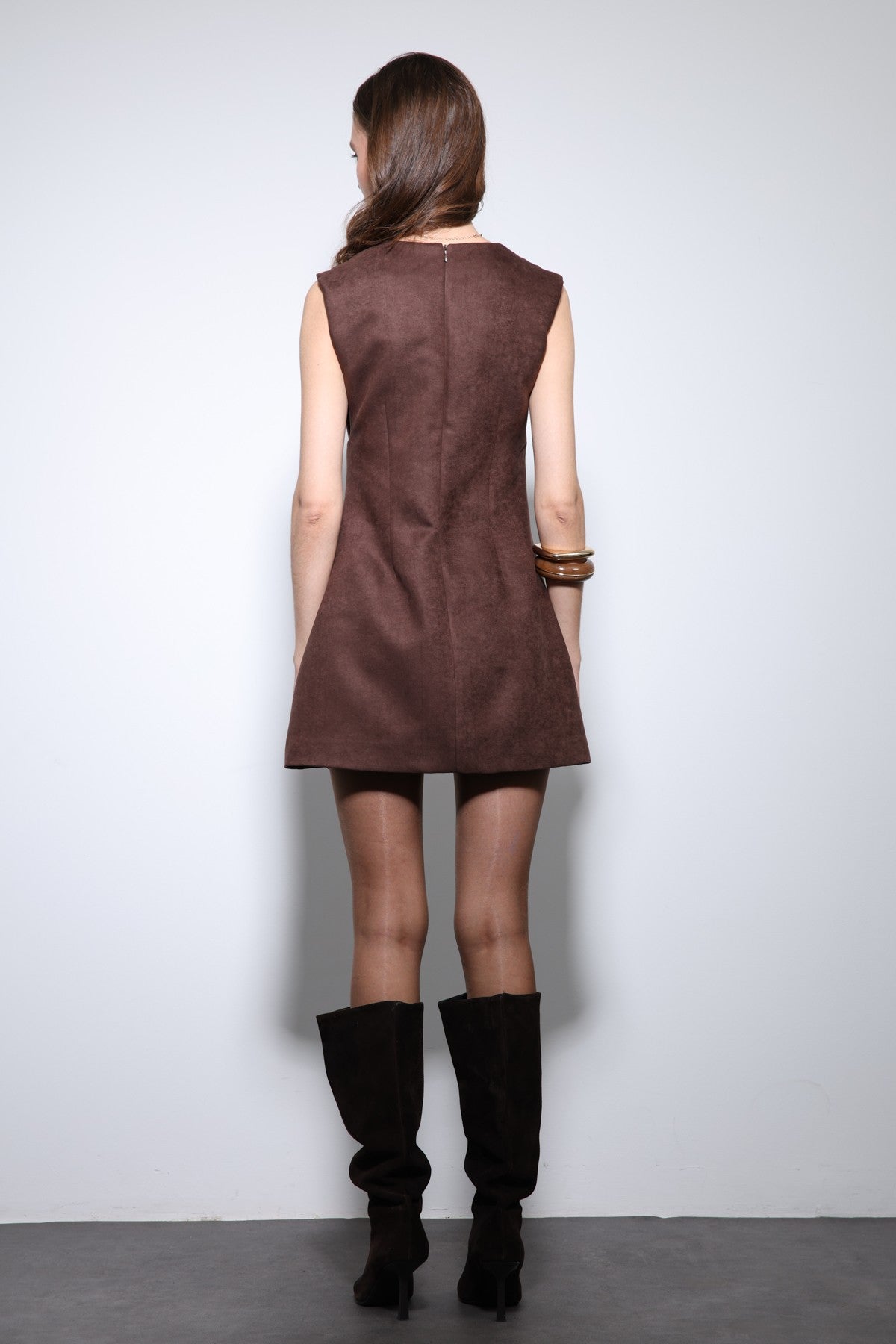 Antioch Low-Cut Short Dress