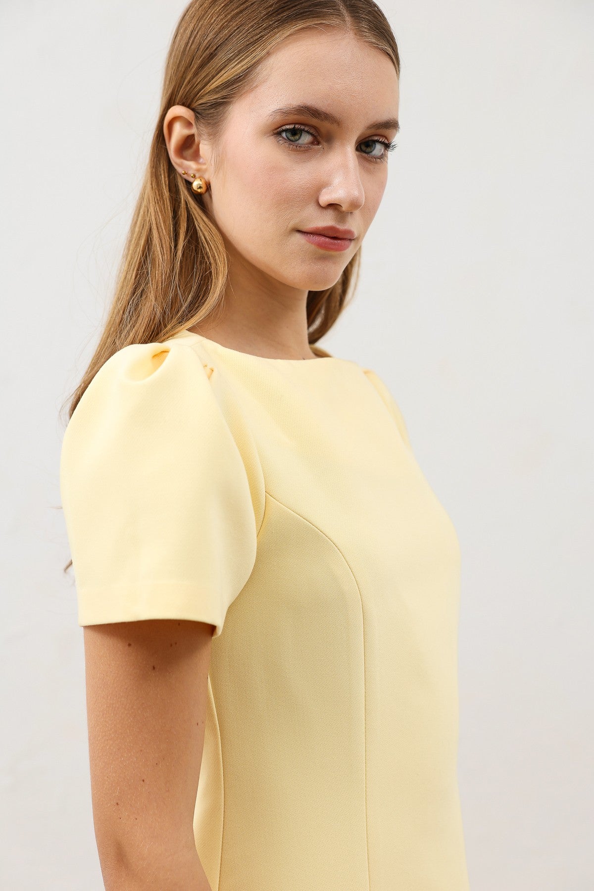 Ruffled Short Women's Dress