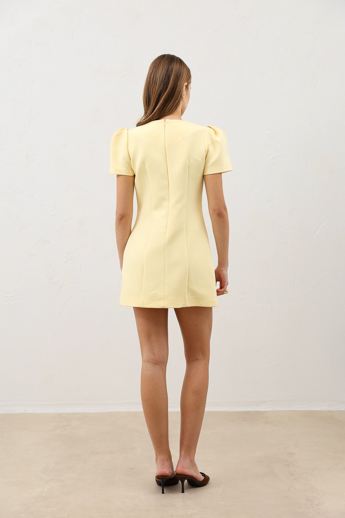 Ruffled Short Women's Dress
