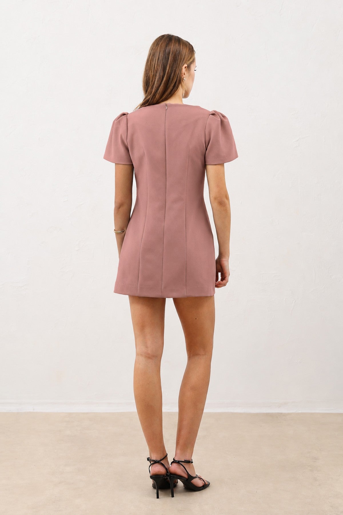 Ruffled Short Women's Dress