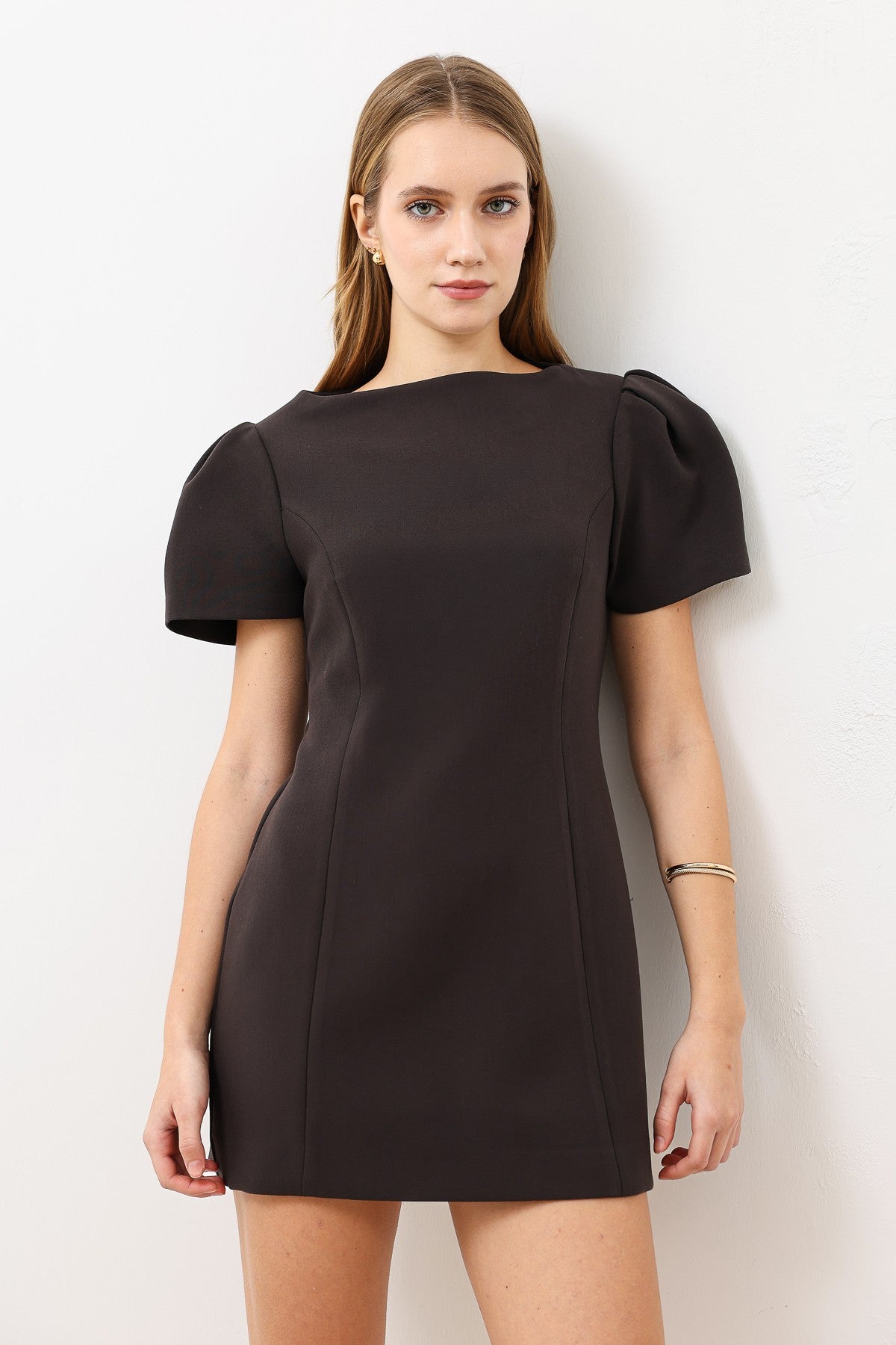Ruffled Short Women's Dress