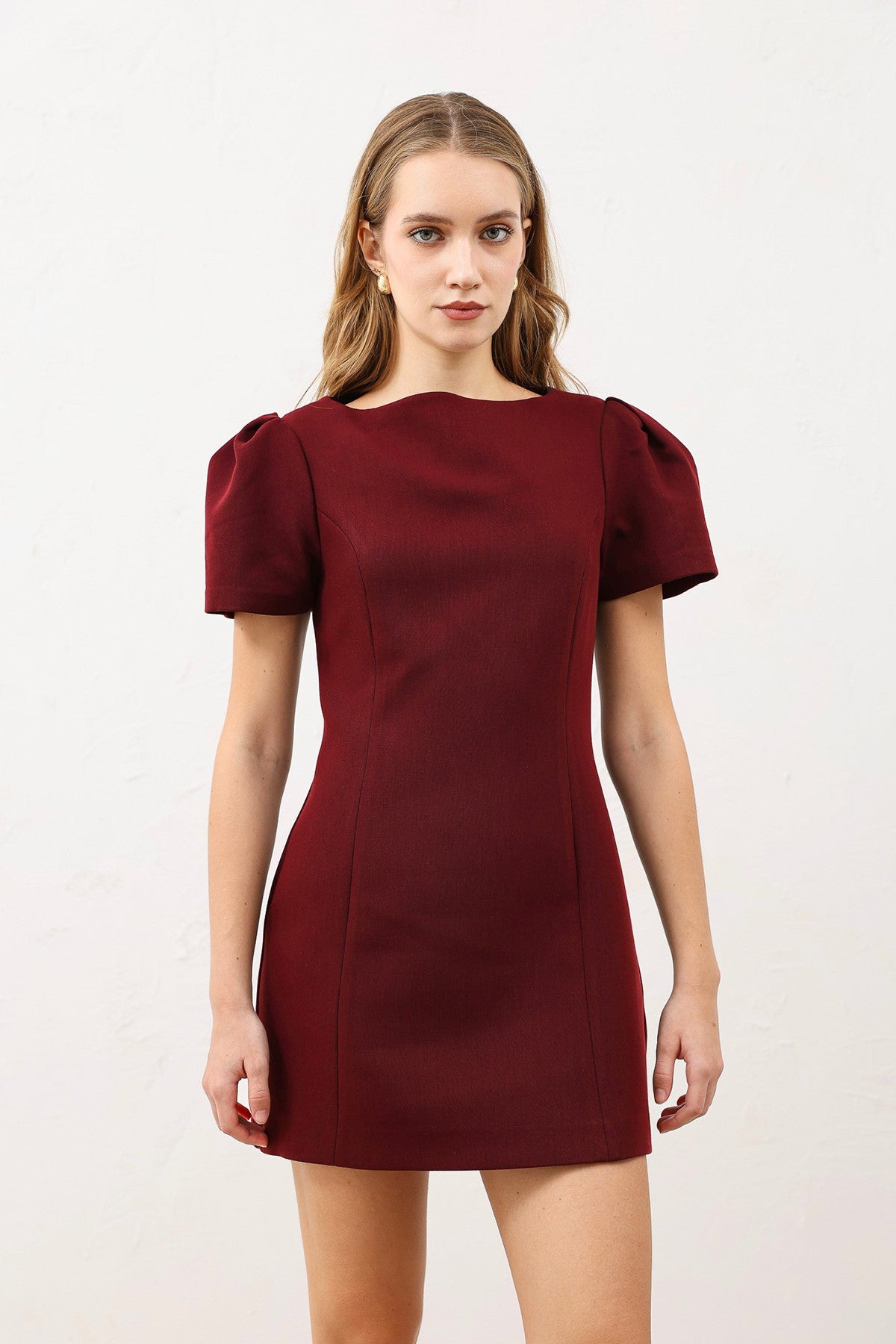 Ruffled Short Women's Dress