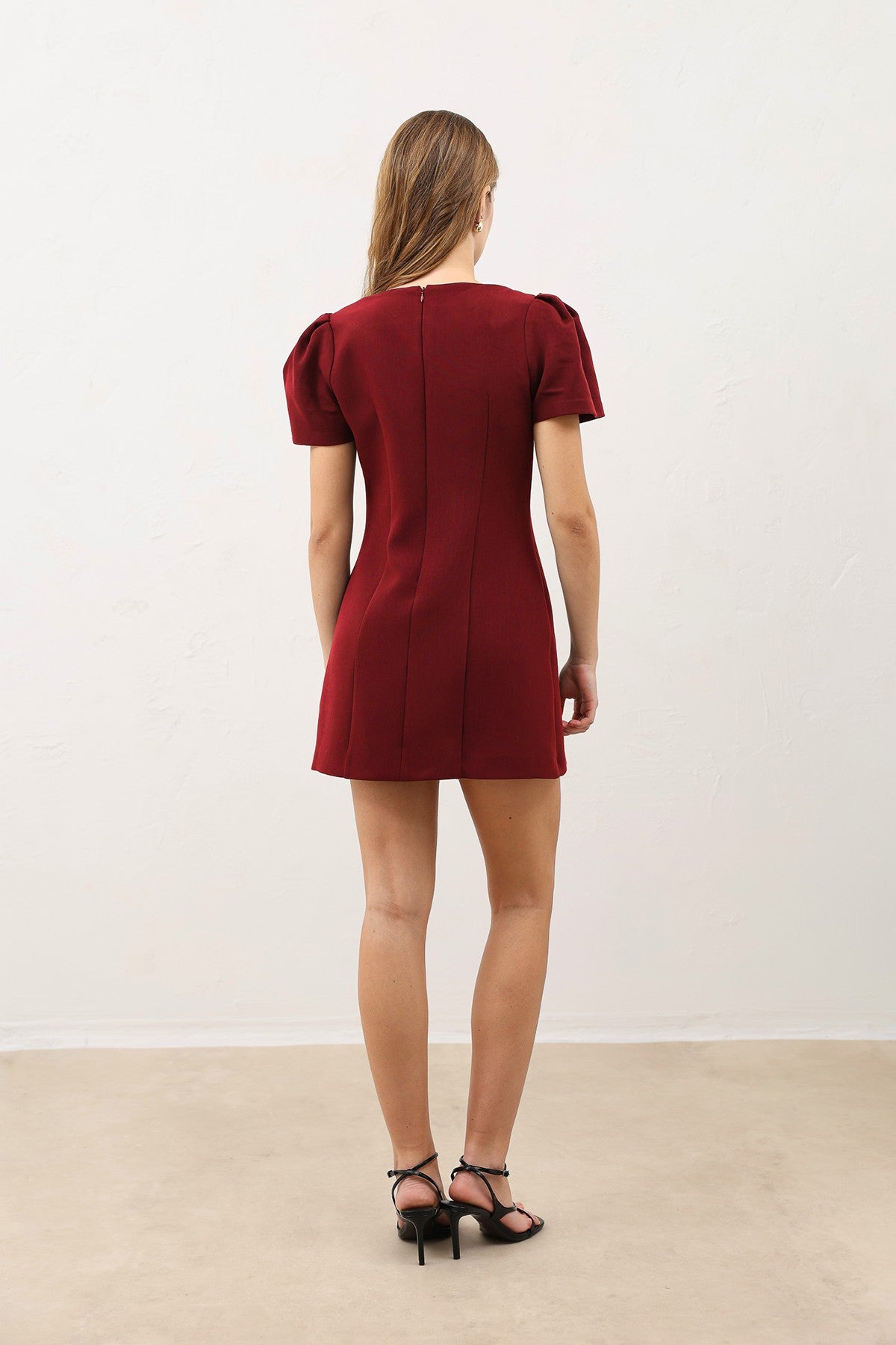 Ruffled Short Women's Dress