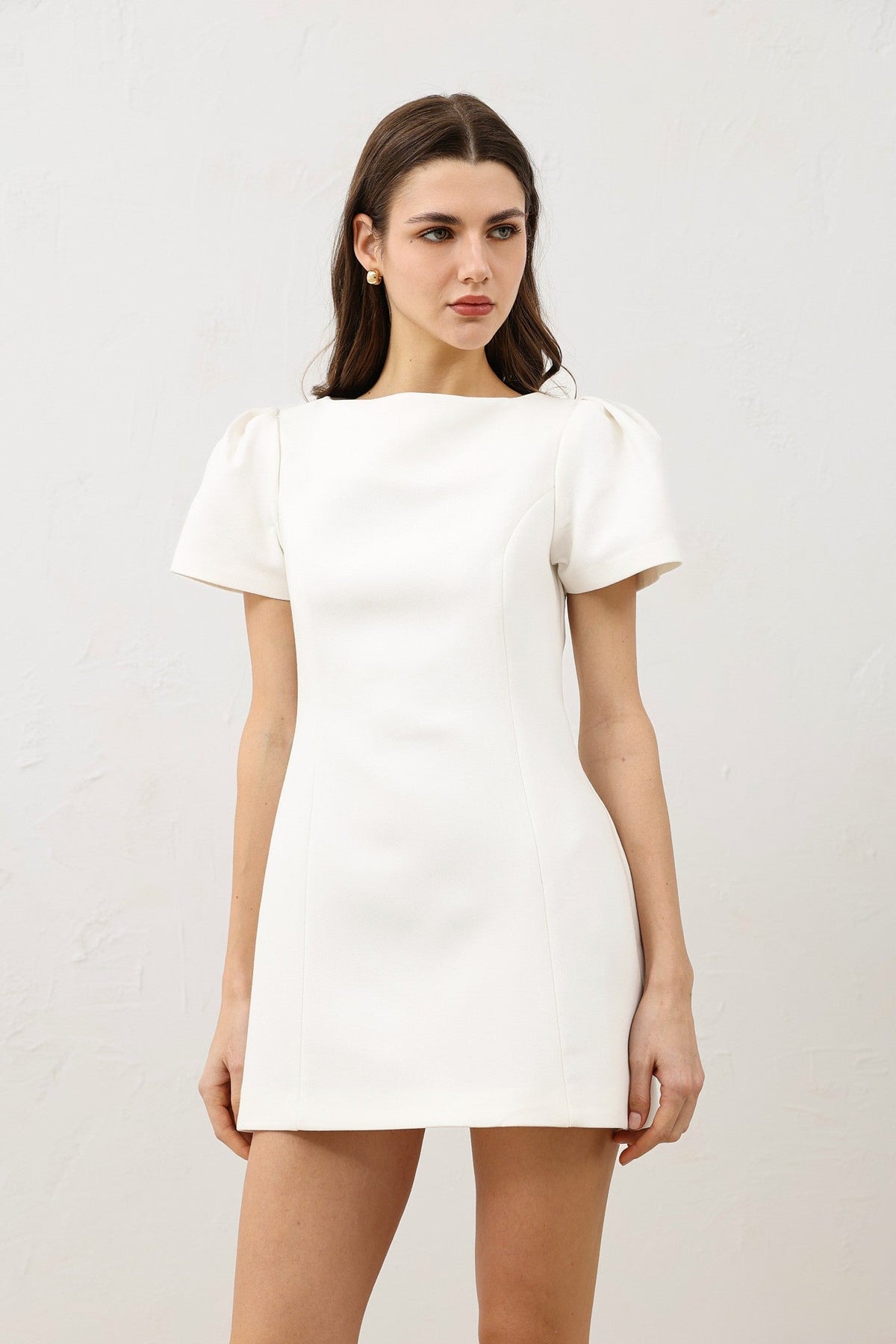 Ruffled Short Women's Dress