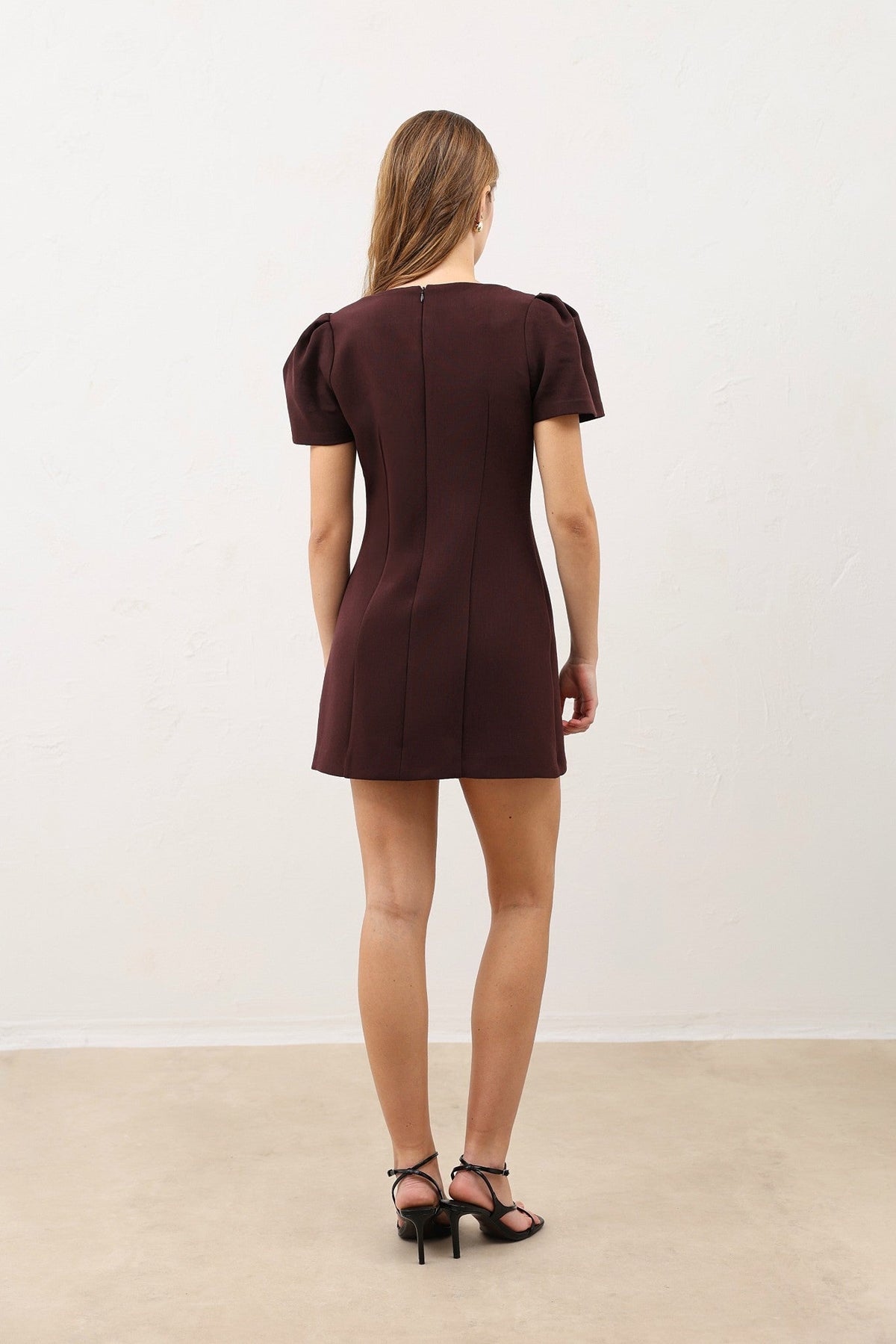 Ruffled Short Women's Dress