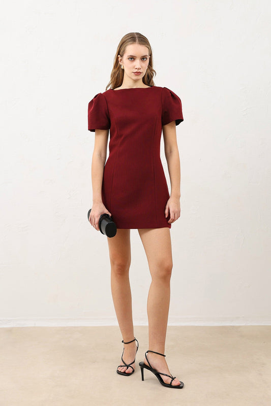 Ruffled Short Women's Dress