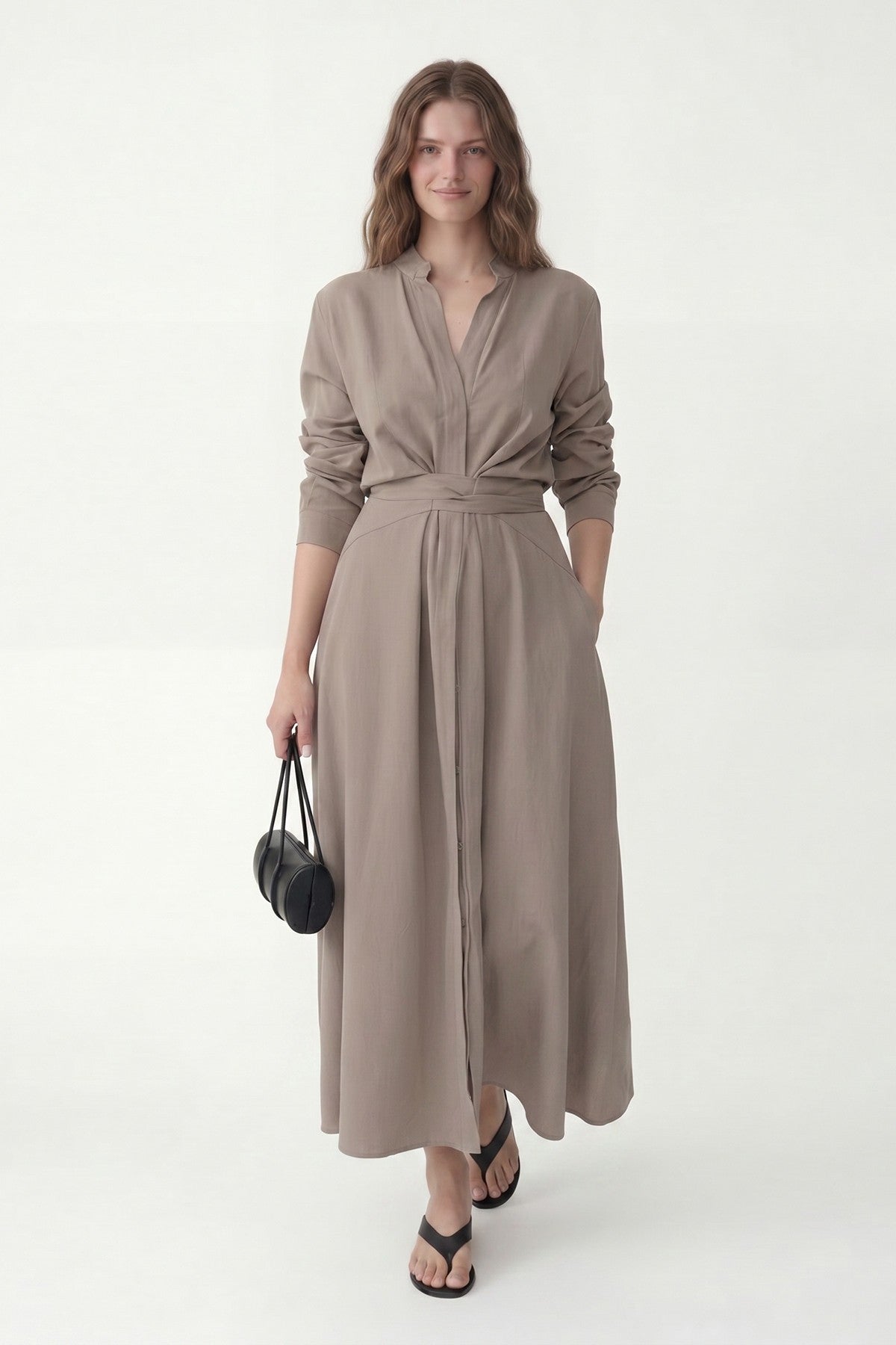 Antioch 100% Lyocell Women's Dress with Belt